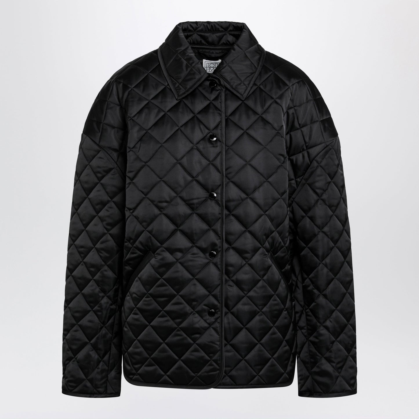 Toteme Black Quilted Jacket Women TOTEME