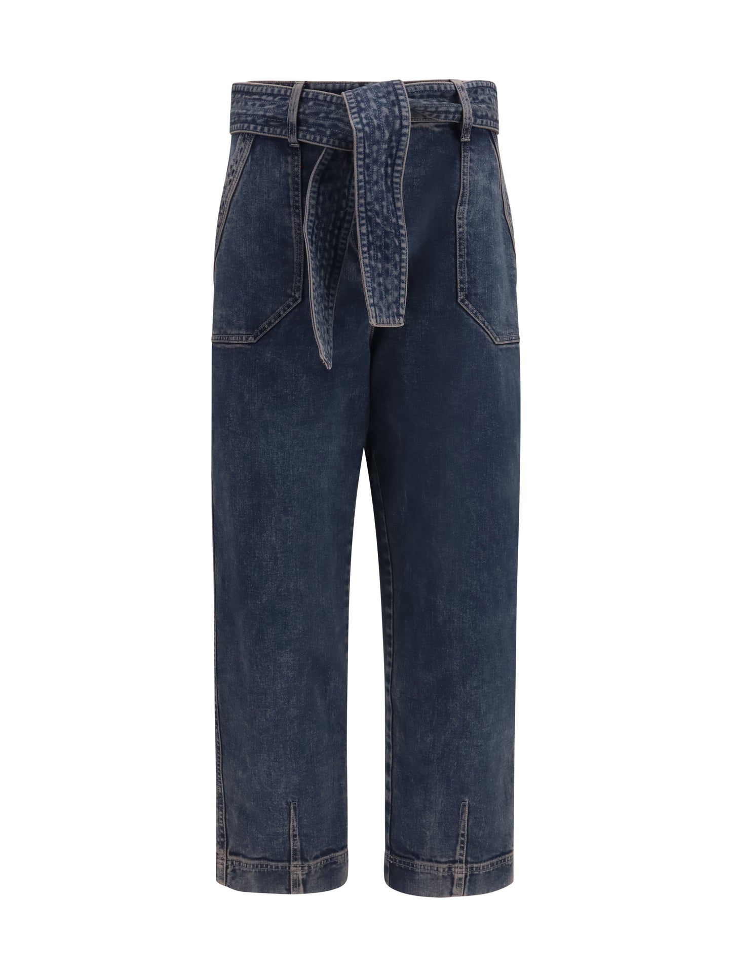 Giorgio Armani Women Wide-Leg Jeans With Belt GIORGIO ARMANI