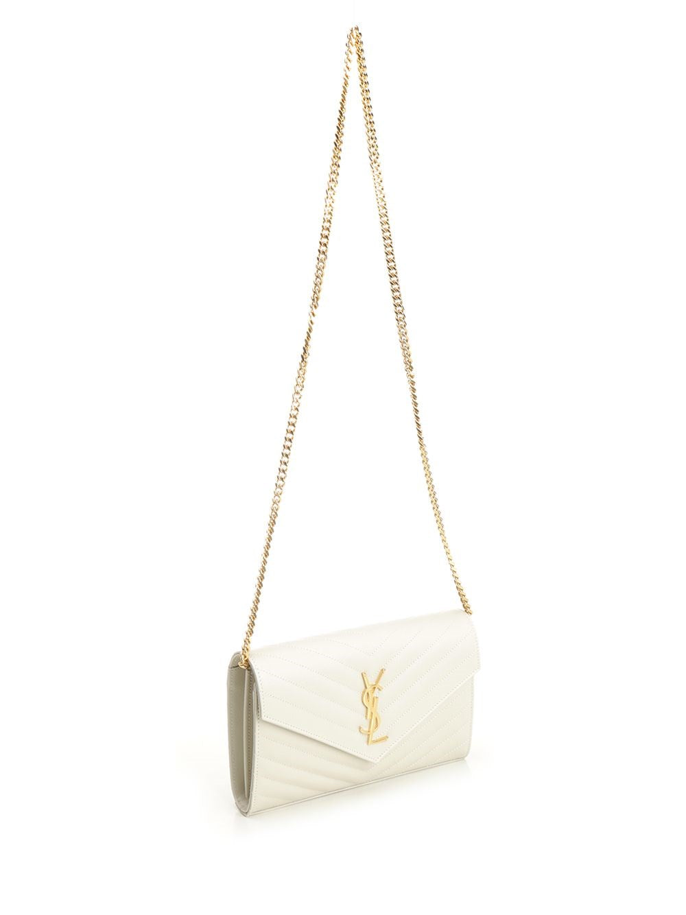 Saint Laurent Women "Cassandre" Wallet On Chain SAINT LAURENT