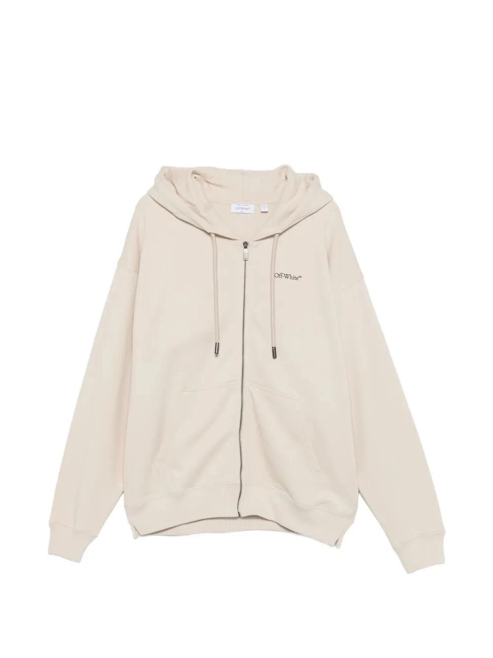 Off White Men `Half Arrow Skate` Zip Hoodie OFF-WHITE
