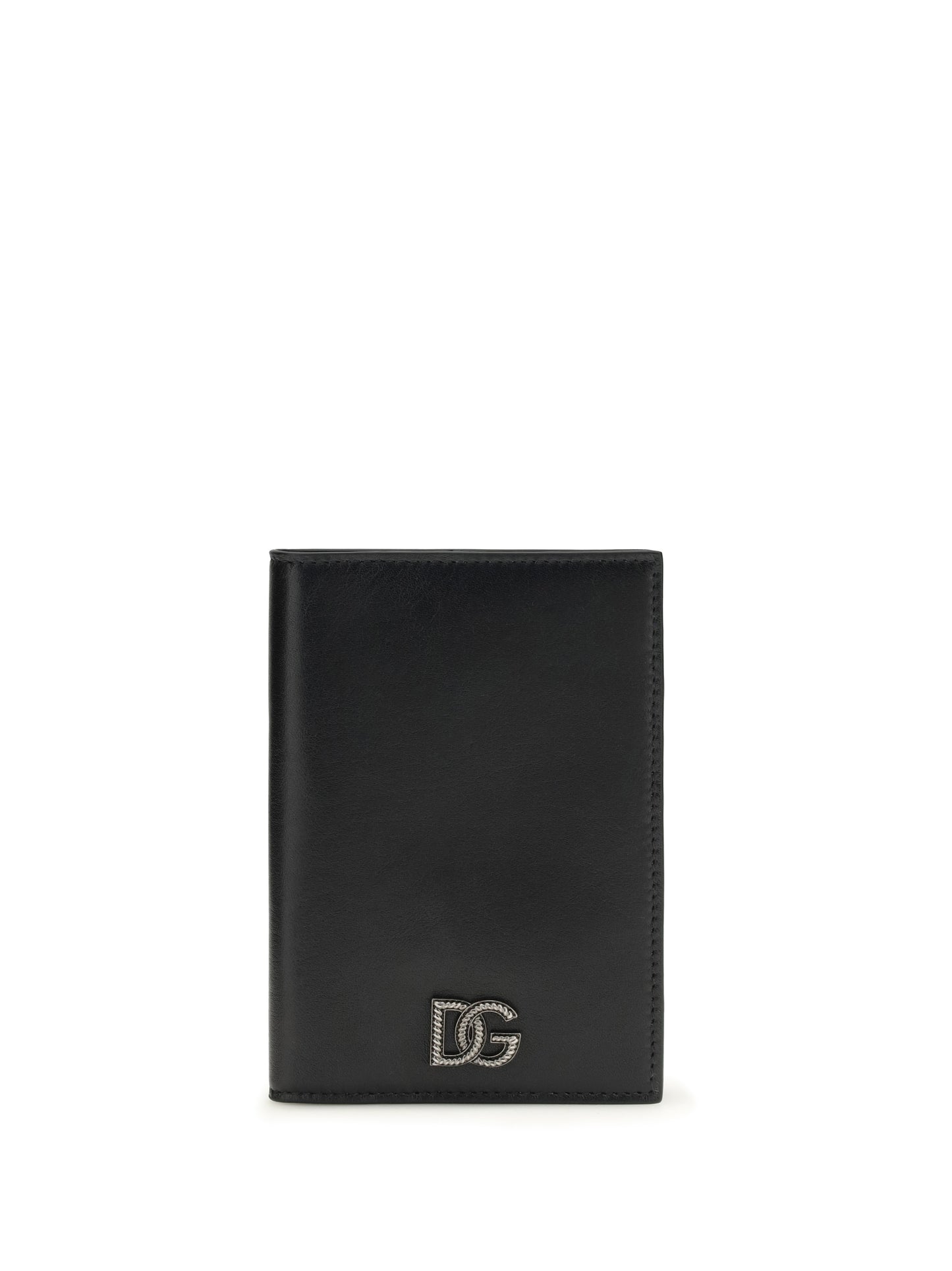 Dolce & Gabbana Men Leather Passport Holder DOLCE & GABBANA