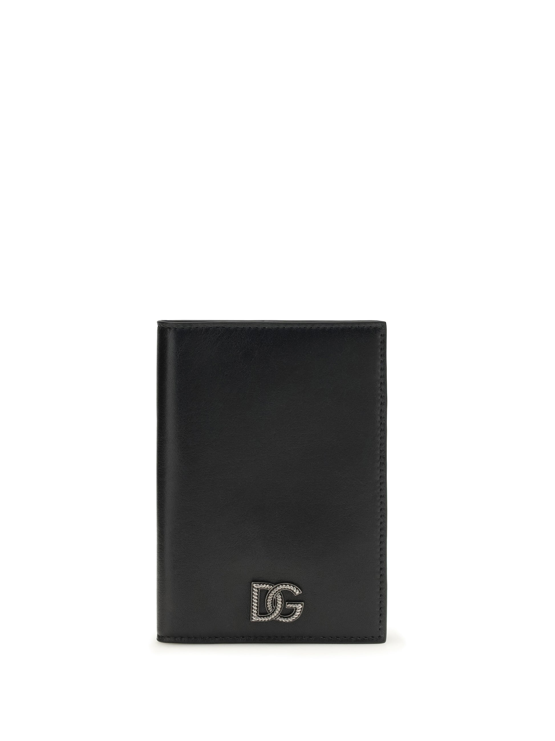 Dolce & Gabbana Men Leather Passport Holder DOLCE & GABBANA