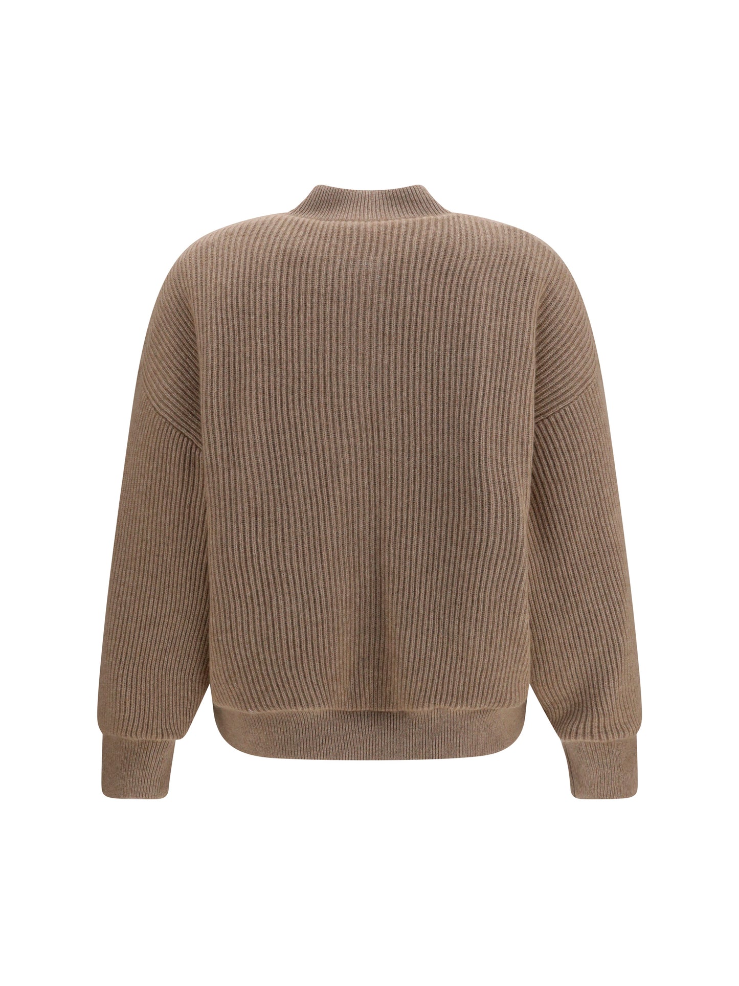 Brunello Cucinelli Women Ribbed Cashmere Bomber BRUNELLO CUCINELLI