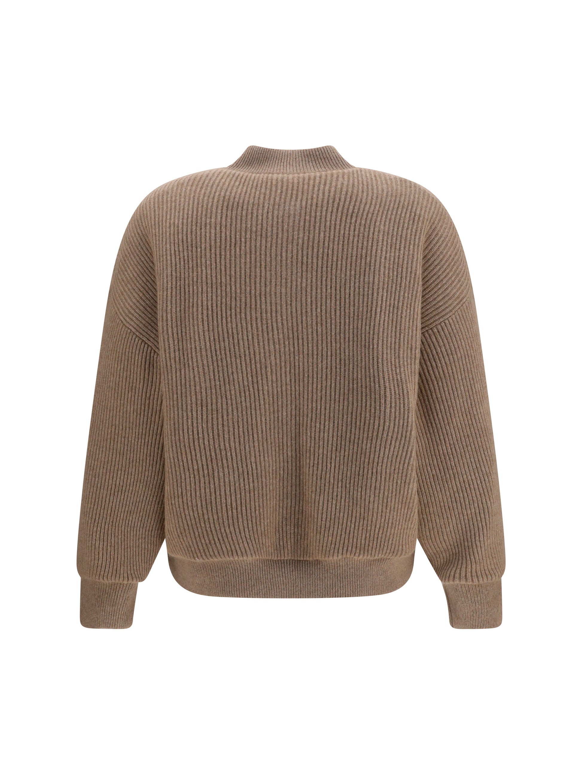 Brunello Cucinelli Women Ribbed Cashmere Bomber BRUNELLO CUCINELLI