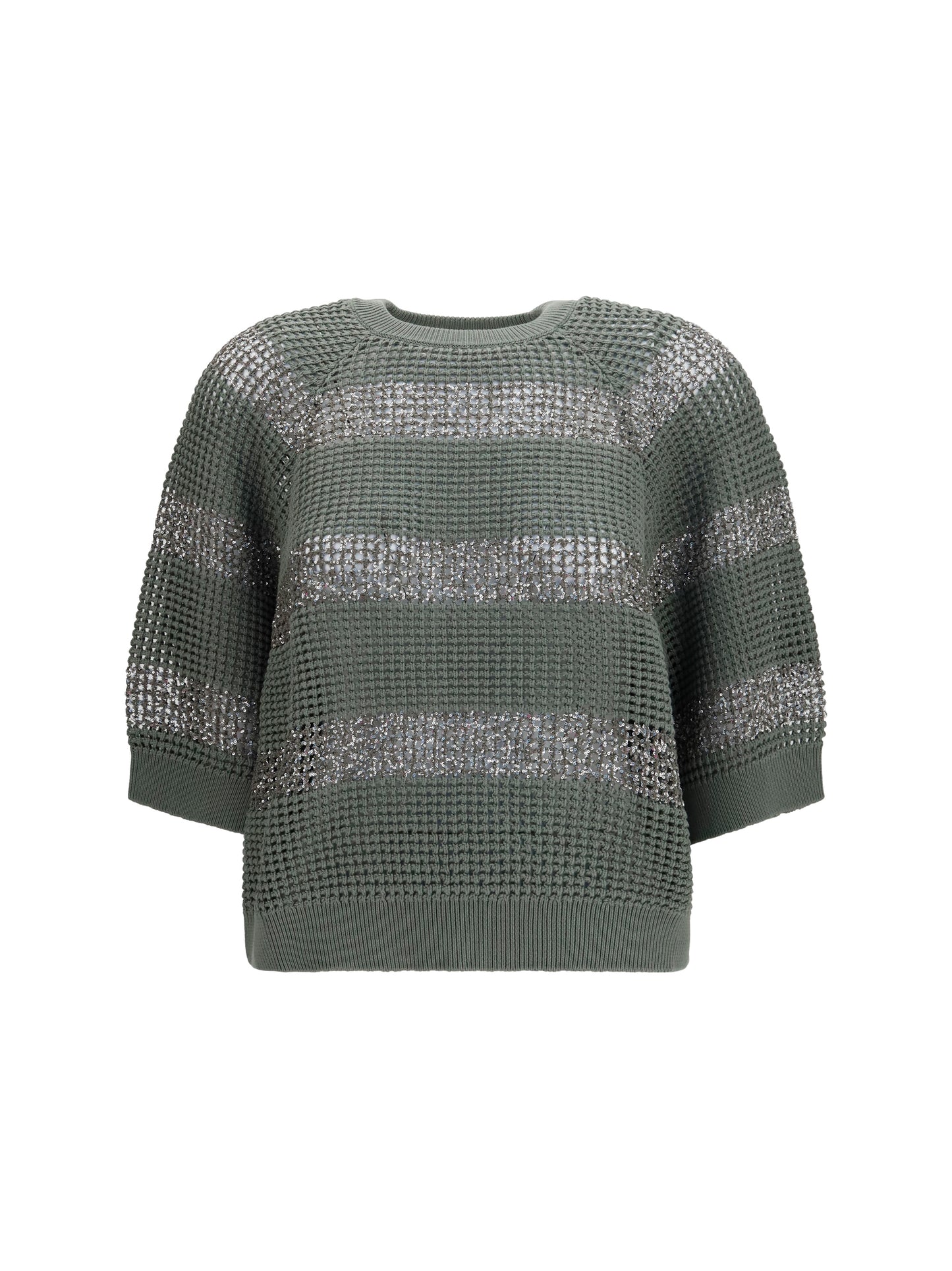 Brunello Cucinelli Women Openwork Sequined Sweater