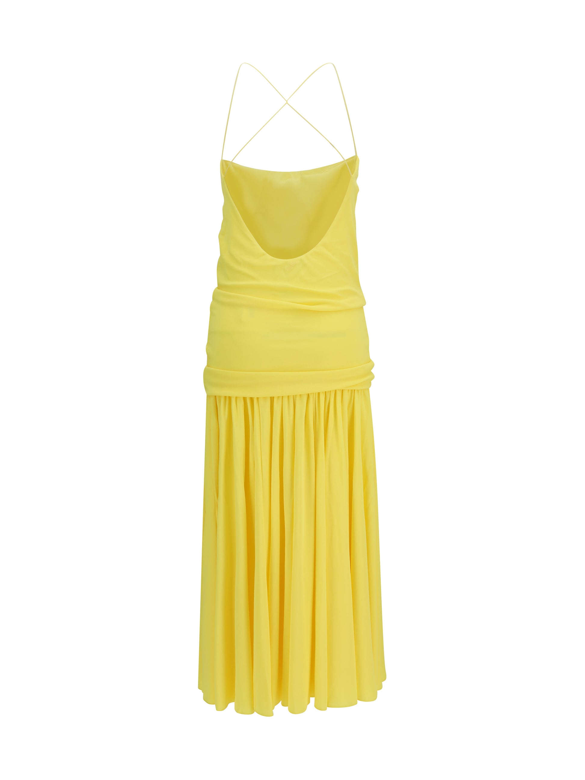 Jacquemus Women Pleated Midi Dress JACQUEMUS