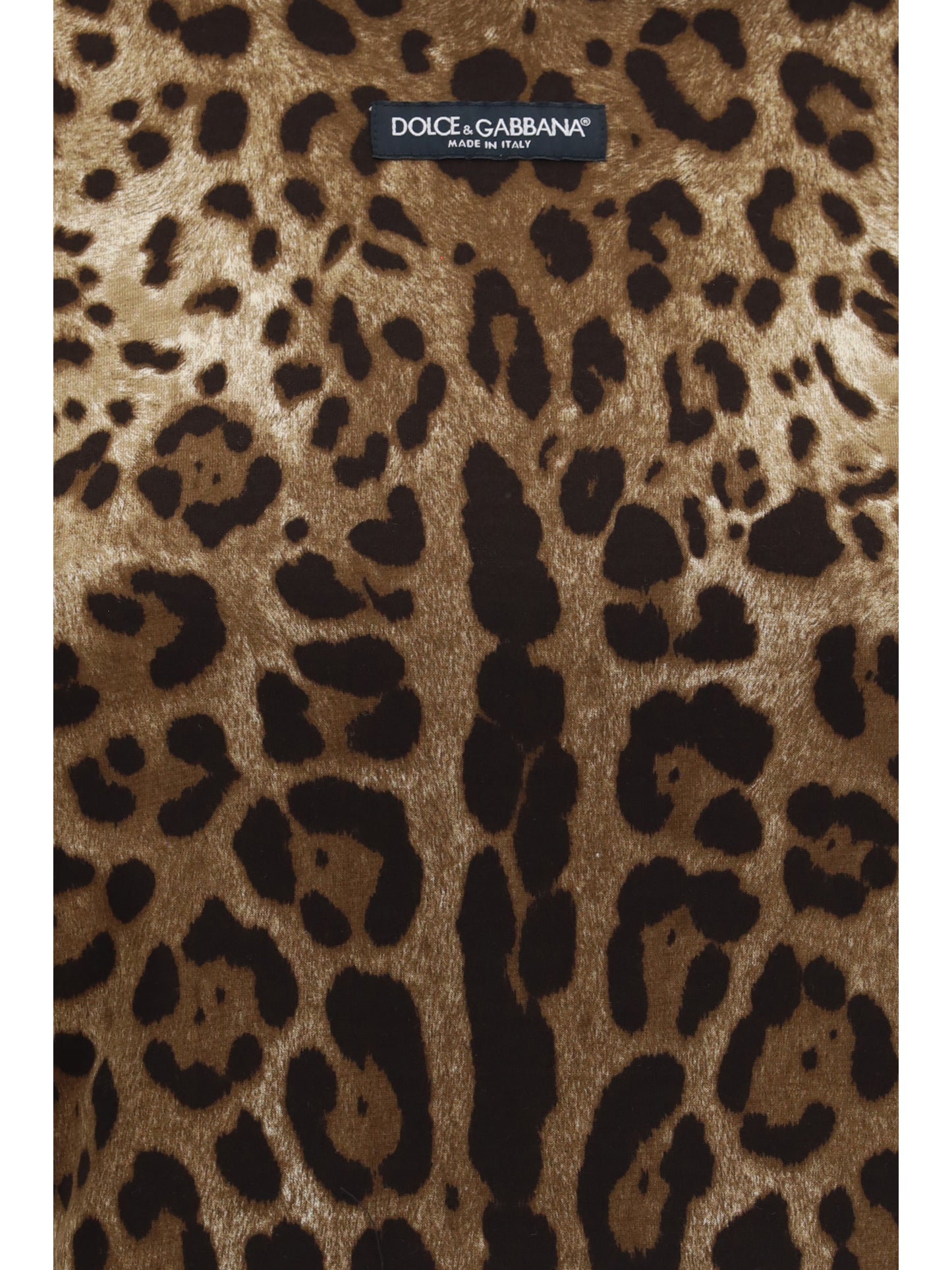 Dolce & Gabbana Women Leopard-Print Cropped T-Shirt DOLCE & GABBANA