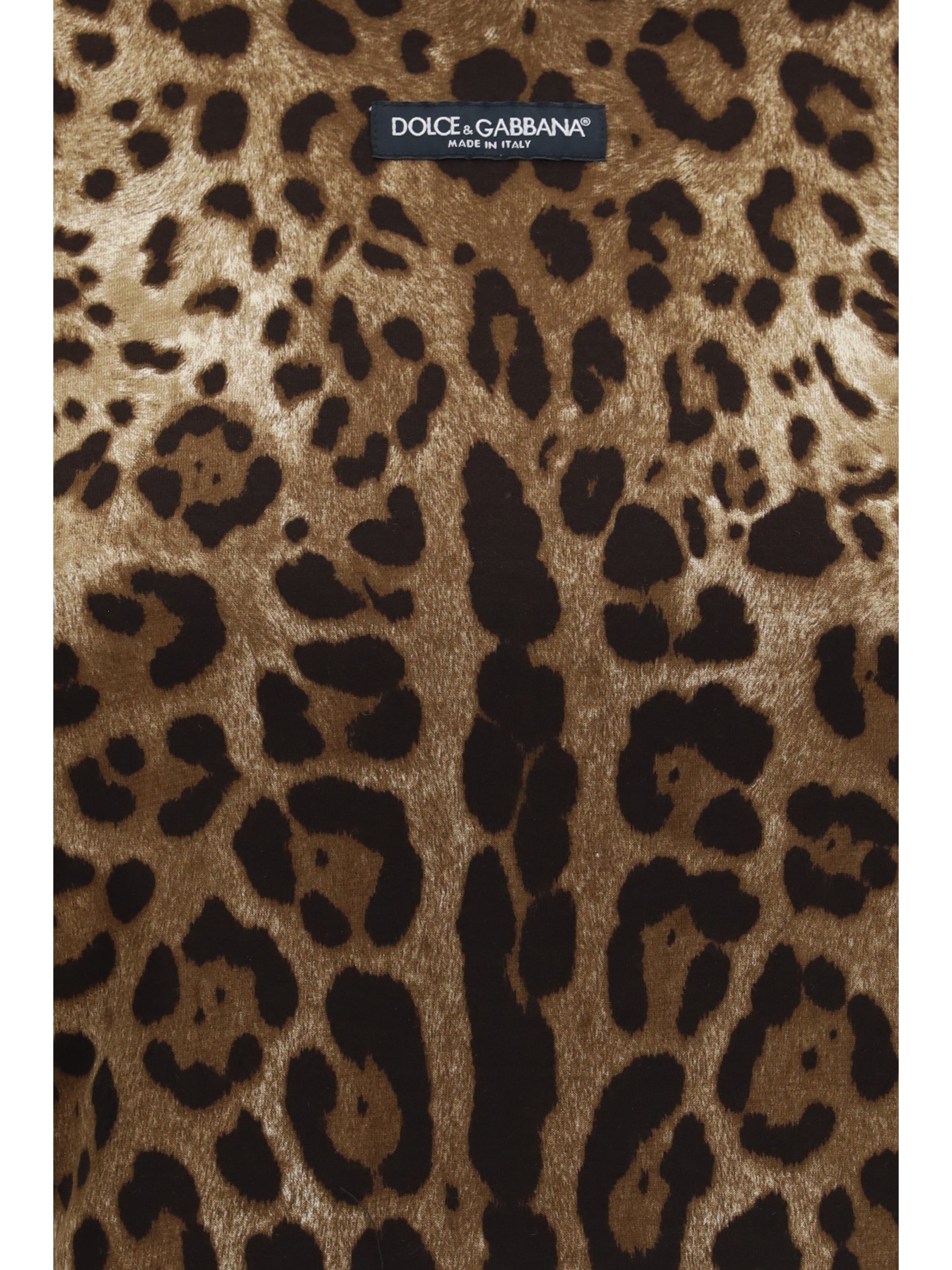 Dolce & Gabbana Women Leopard-Print Cropped T-Shirt DOLCE & GABBANA