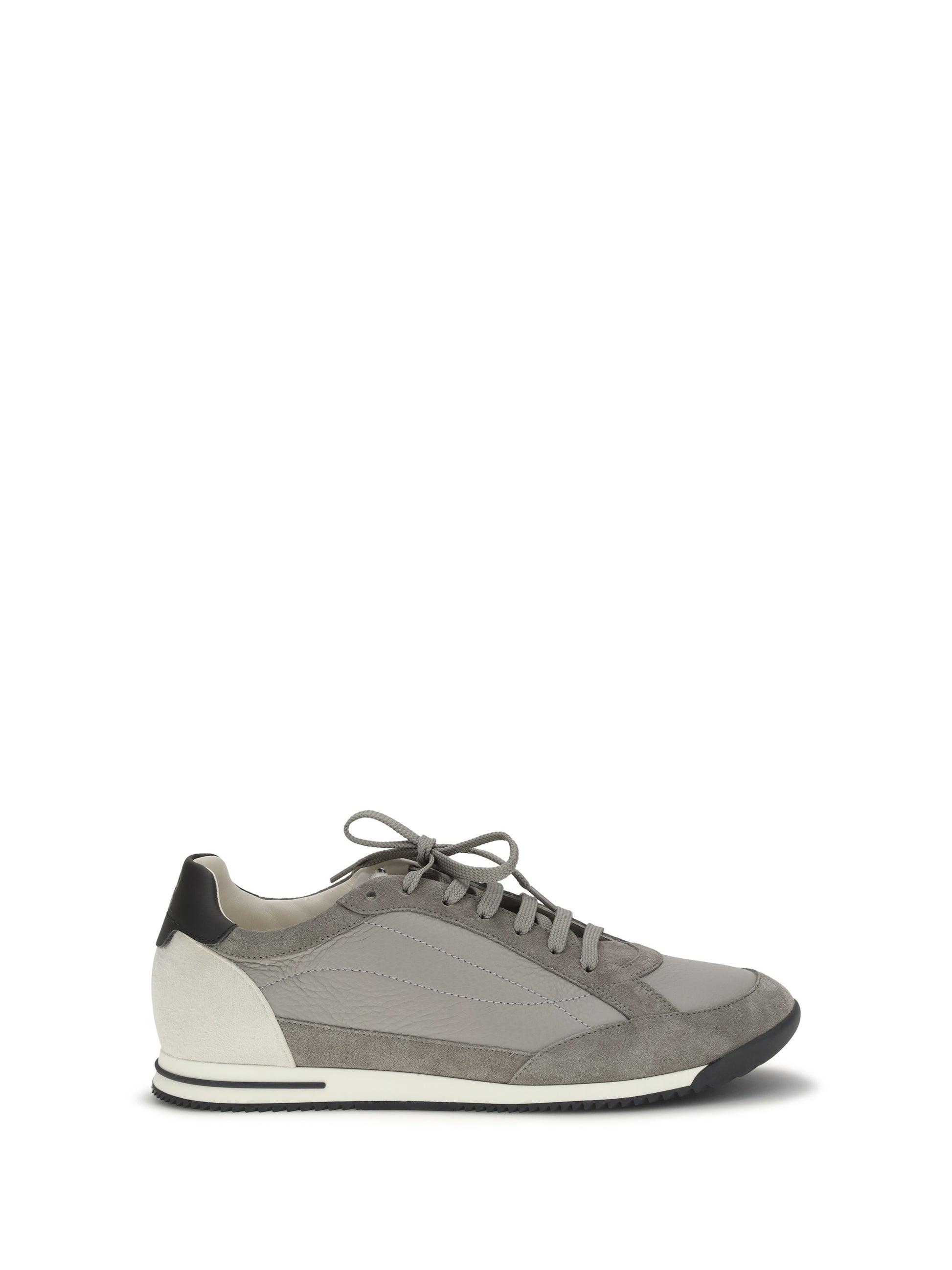 Brunello Cucinelli Men Deer And Suede Sneakers BRUNELLO CUCINELLI