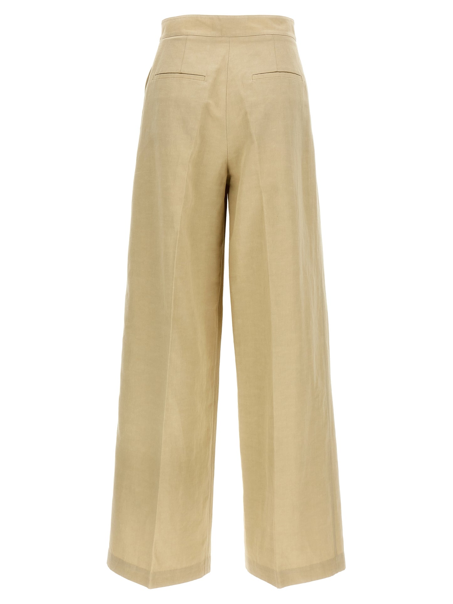 Yves Salomon Women Linen Trousers YVES SALOMON