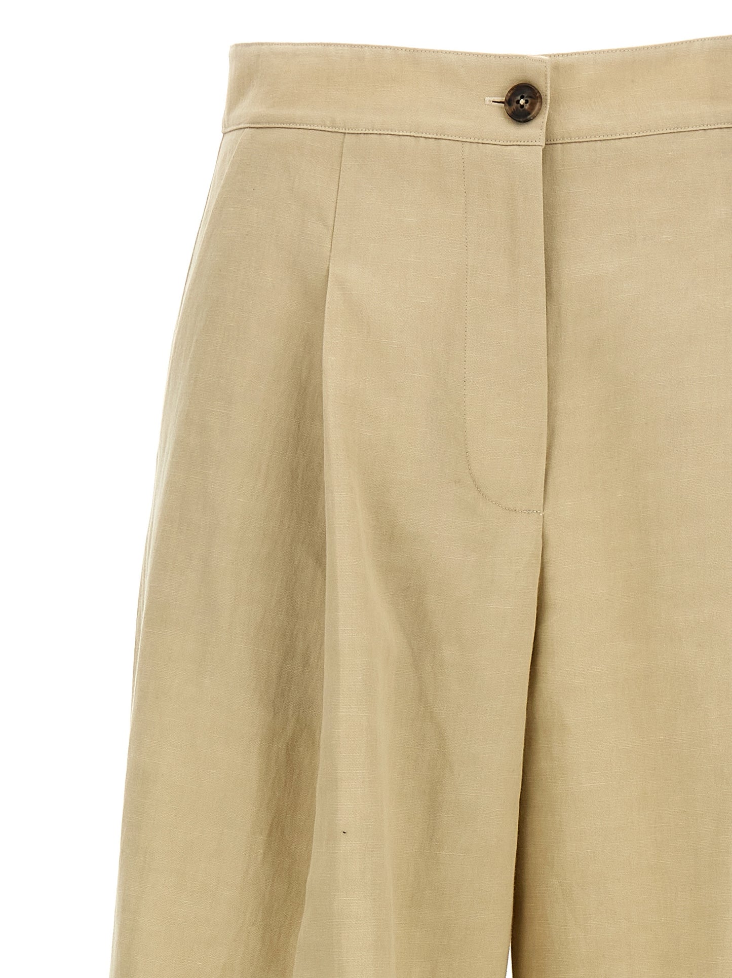 Yves Salomon Women Linen Trousers YVES SALOMON