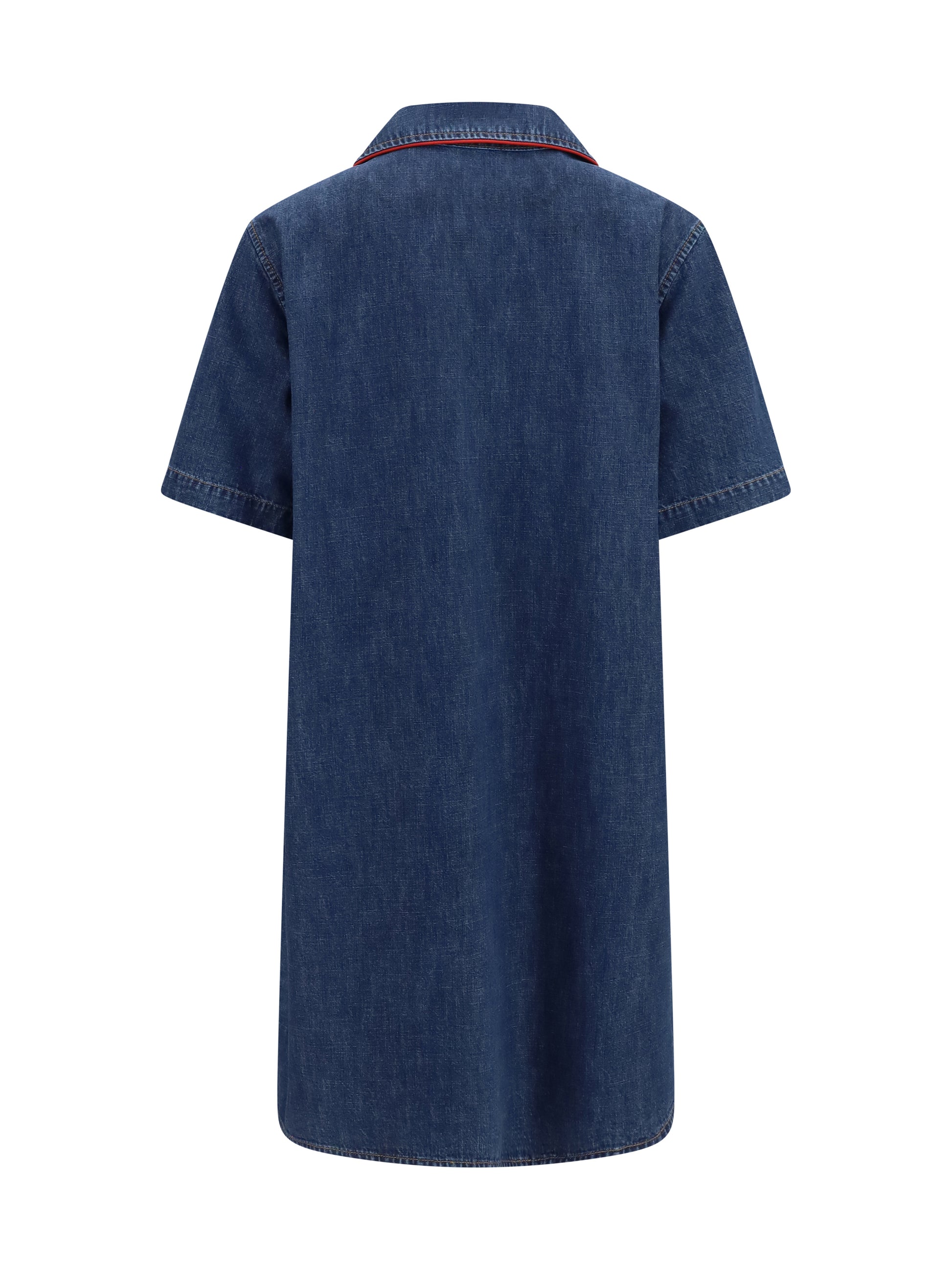 Valentino Women Chambray Denim Dress VALENTINO