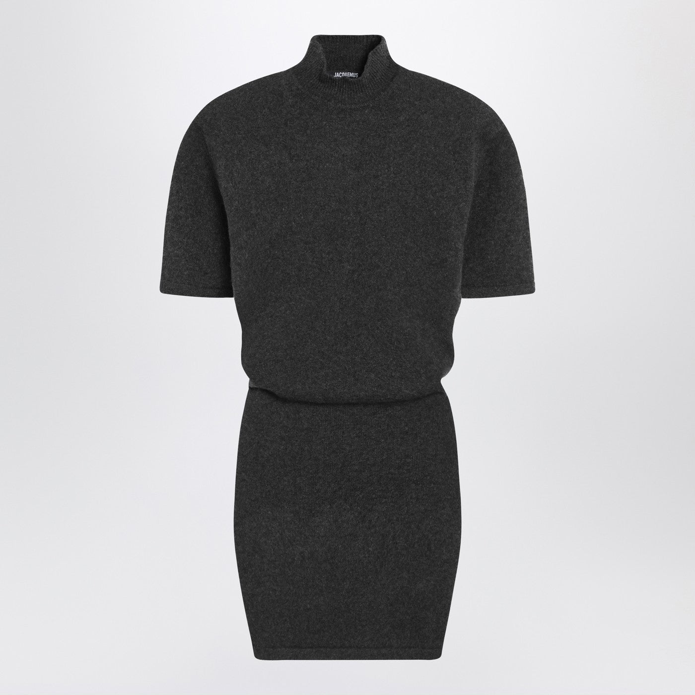 Jacquemus Dark Grey Wool And Cashmere Dress Women JACQUEMUS
