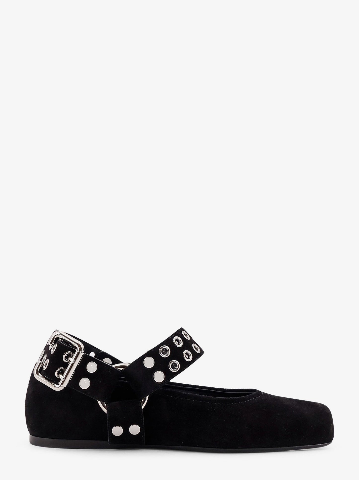 Alaia Women Suede Biker Flat Ballerinas ALAIA