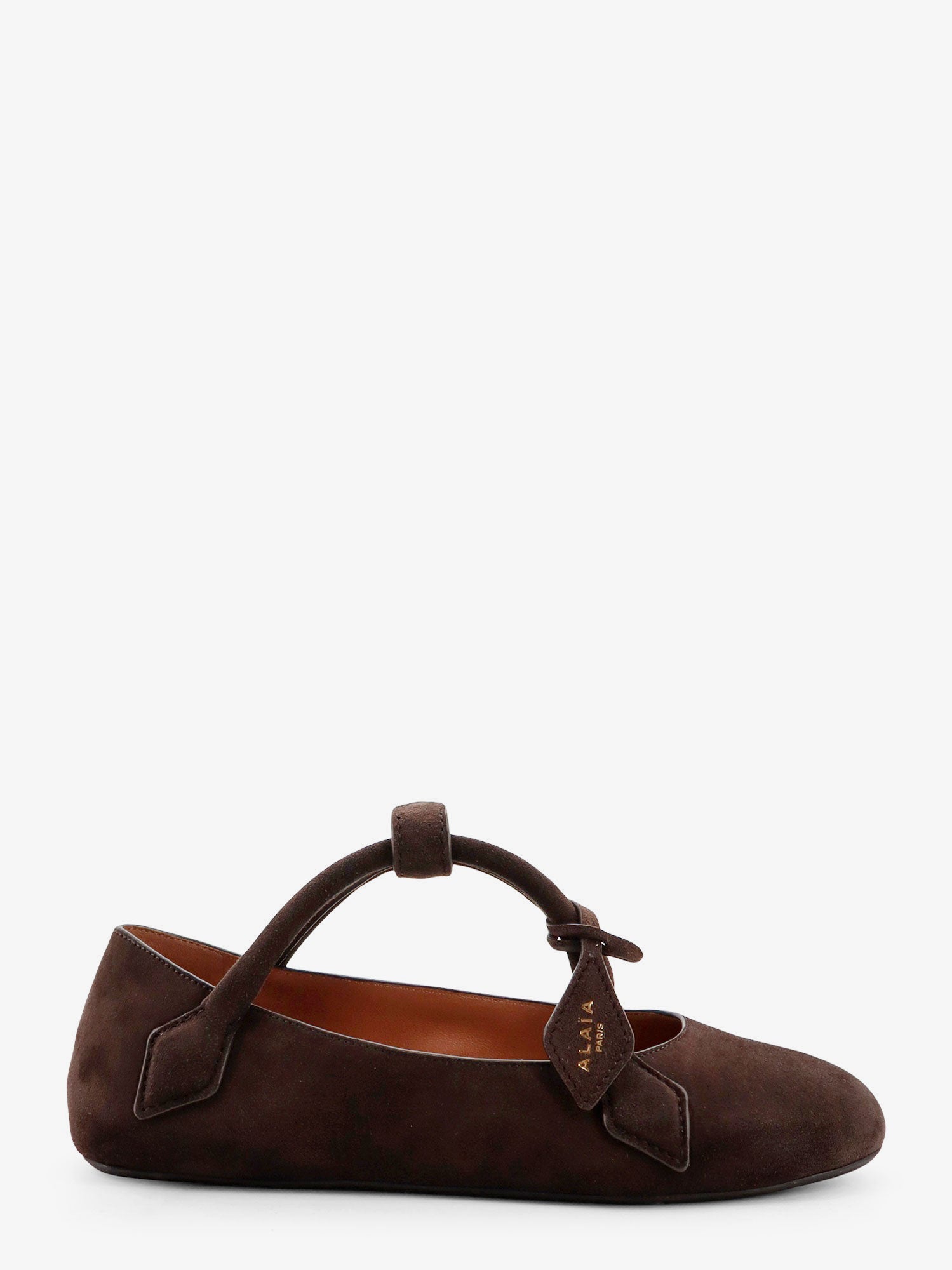 Alaia Women Le Teckel Suede Ballet Flats ALAIA