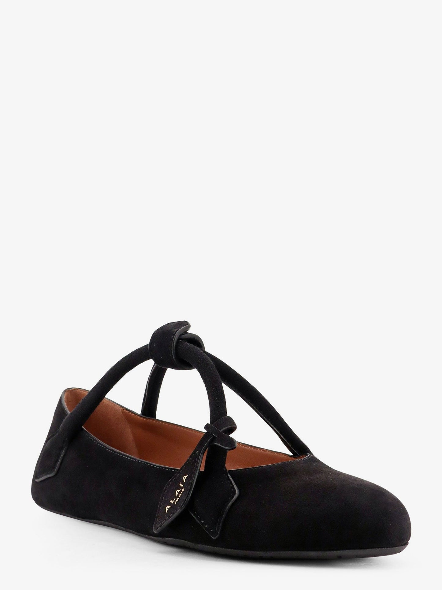 Alaia Women Le Teckel Suede Ballet Flats ALAIA