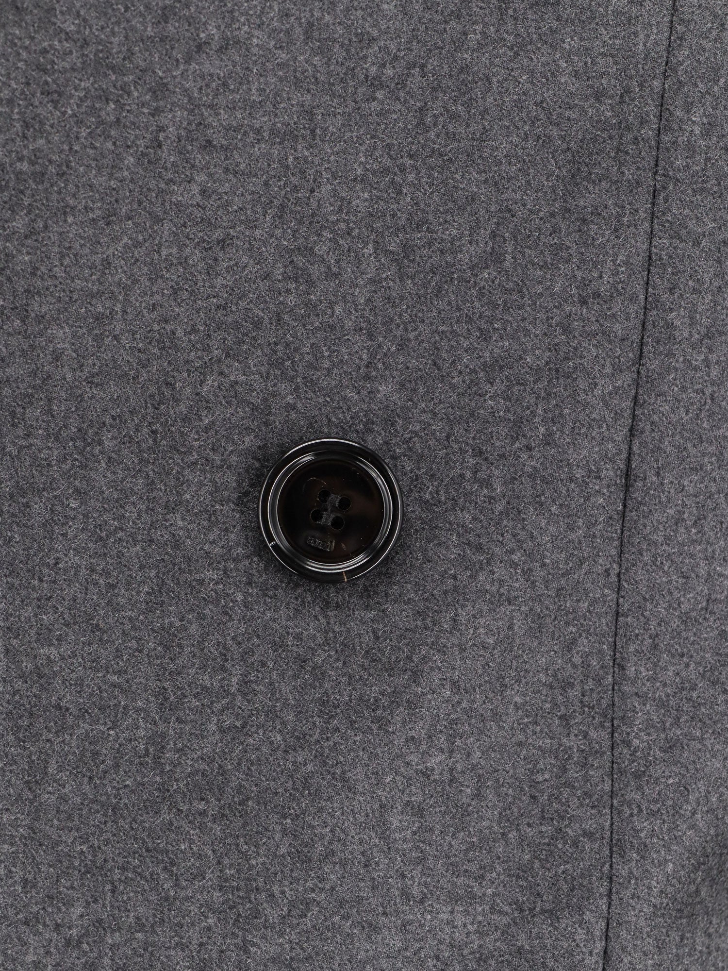 Ami Paris Men Double-Breasted Virgin Wool Blazer AMI PARIS