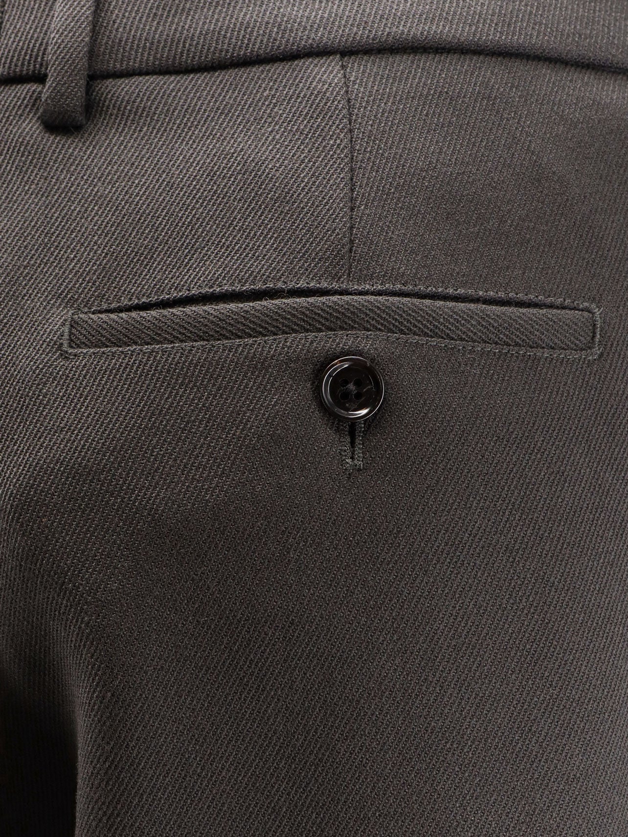 Ami Paris Men Virgin Wool Trousers AMI PARIS