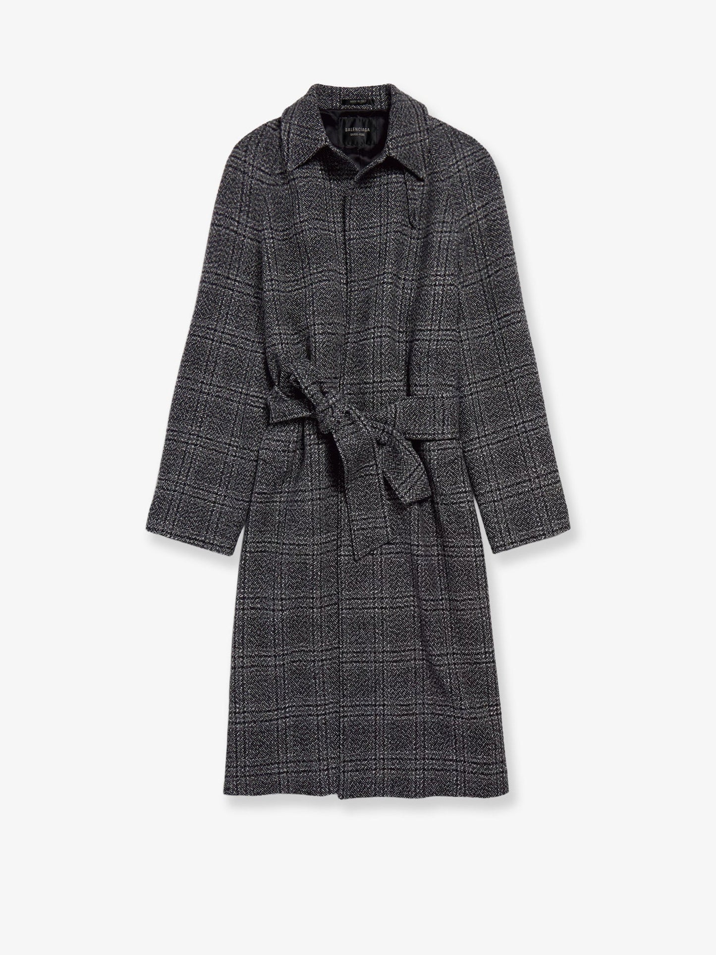 Balenciaga Women One Layer Raglan Wool Coat BALENCIAGA