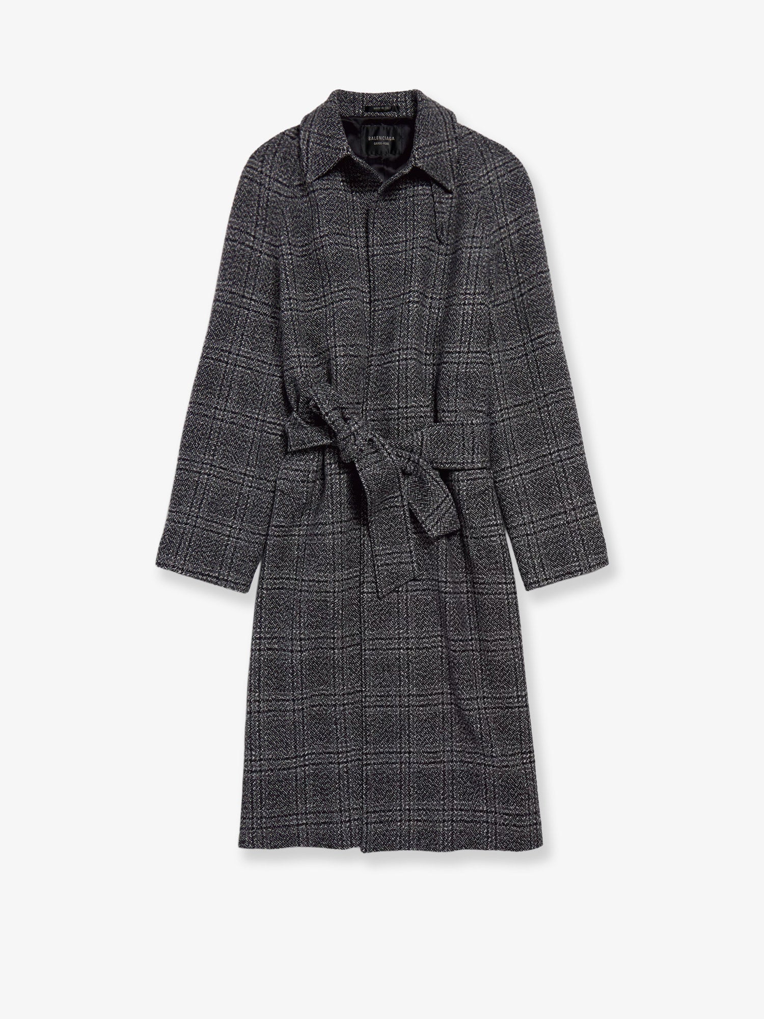 Balenciaga Women One Layer Raglan Wool Coat BALENCIAGA