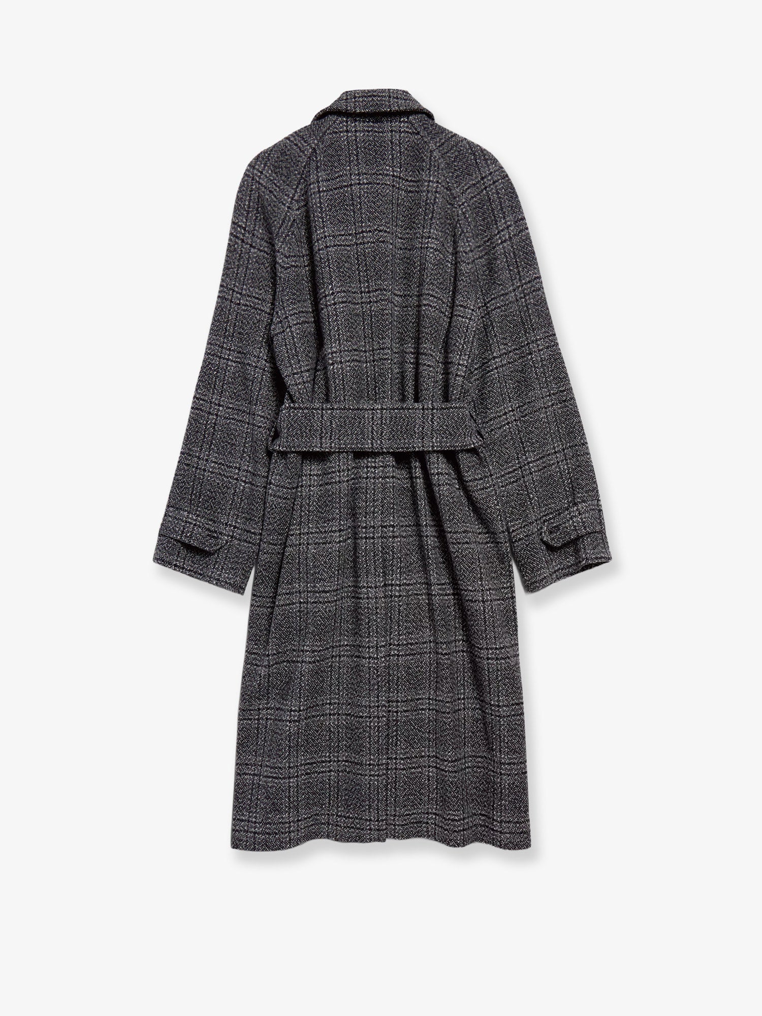 Balenciaga Women One Layer Raglan Wool Coat BALENCIAGA