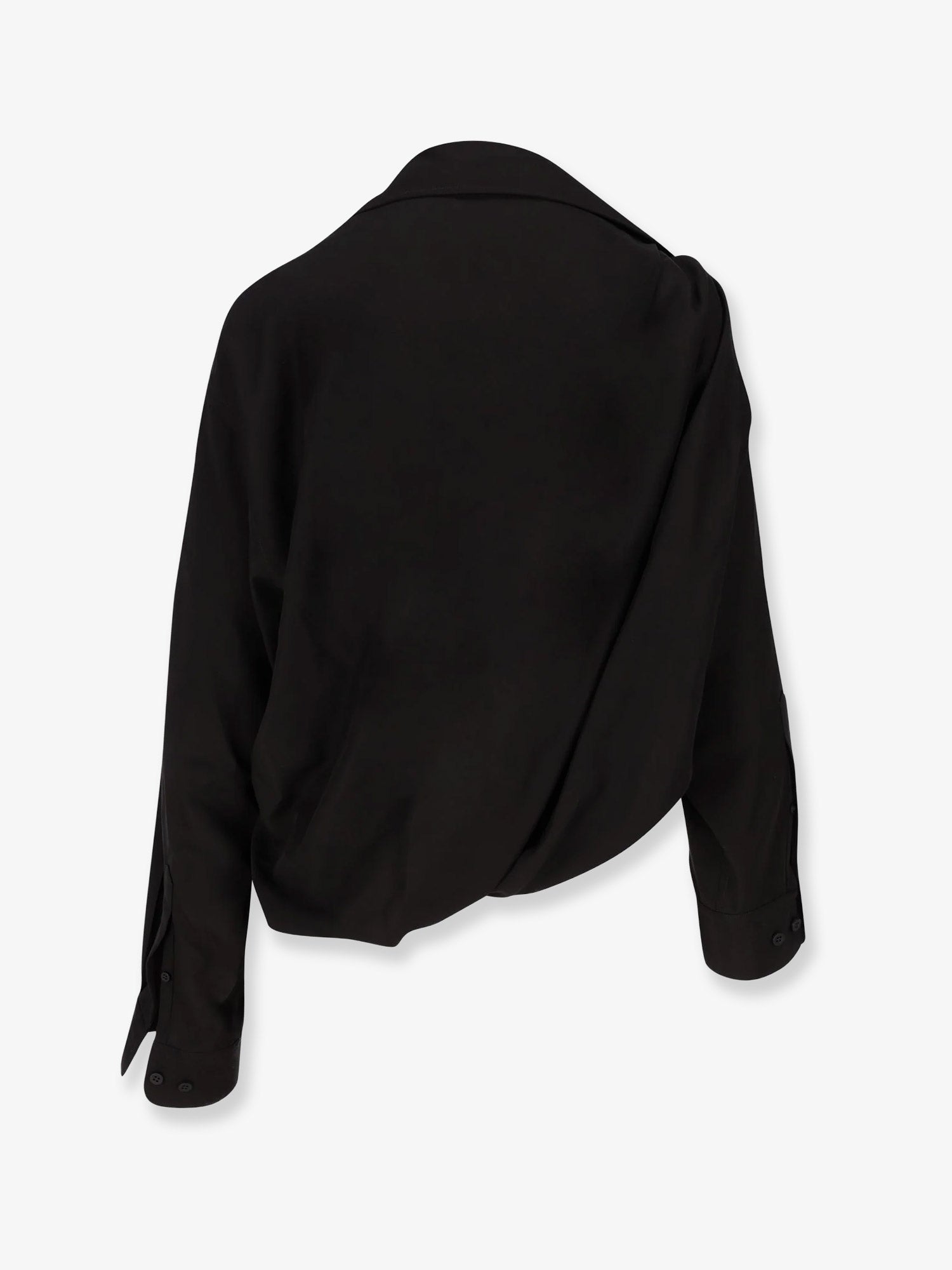Balenciaga Women One Shoulder Lyocell Shirt BALENCIAGA