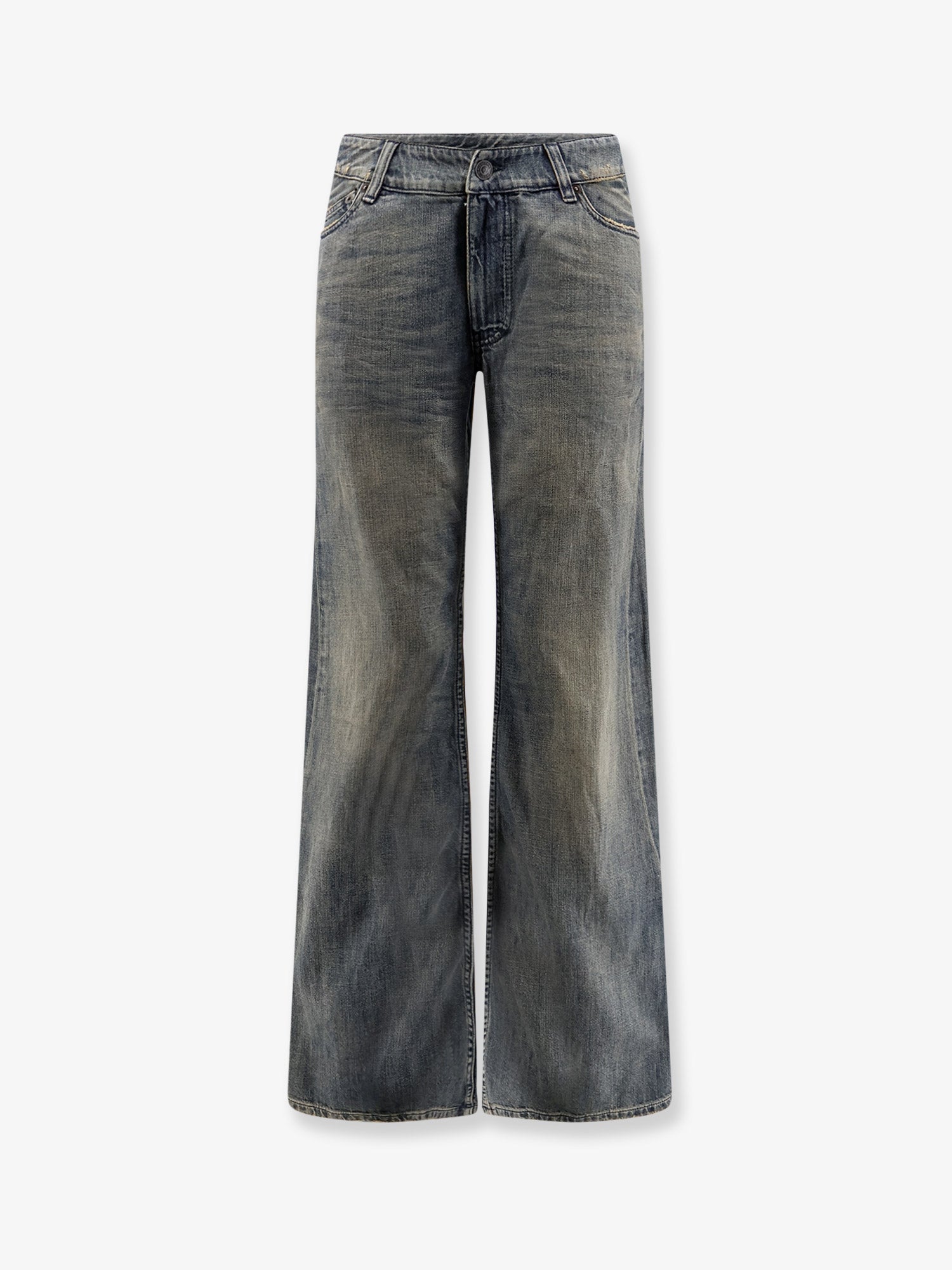Balenciaga Women Curved Waist Pants Jeans BALENCIAGA