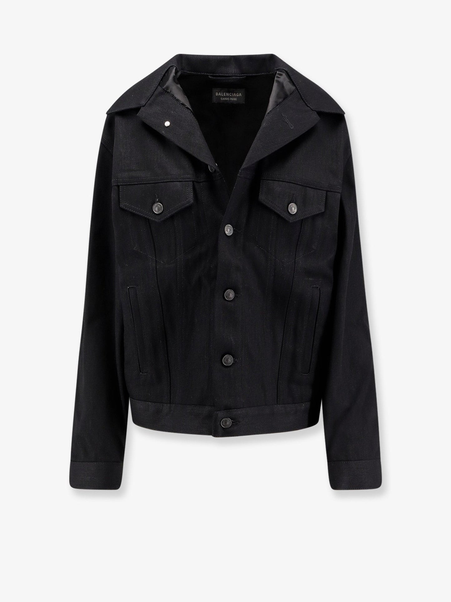 Balenciaga Women Standing Denim Jacket BALENCIAGA