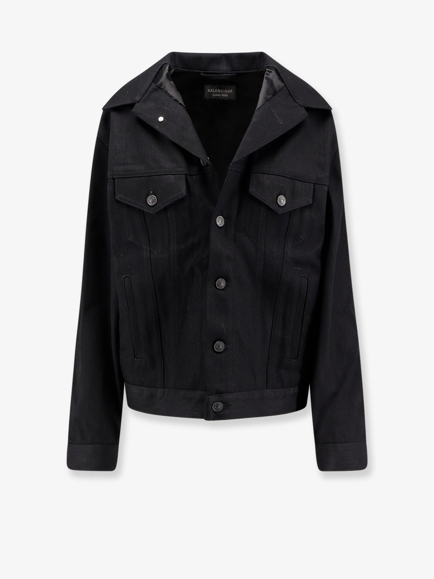 Balenciaga Women Standing Denim Jacket BALENCIAGA