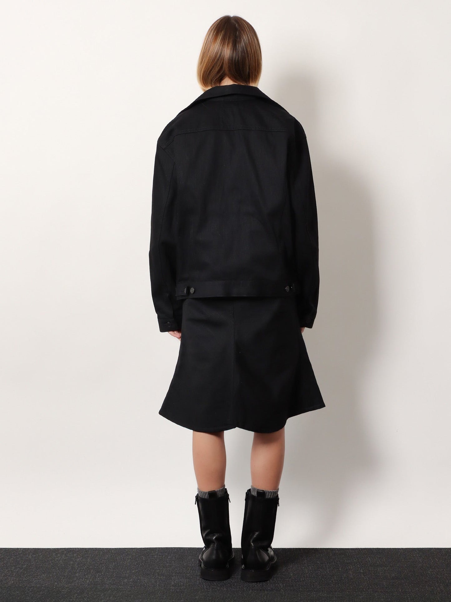 Balenciaga Women Standing Denim Jacket BALENCIAGA