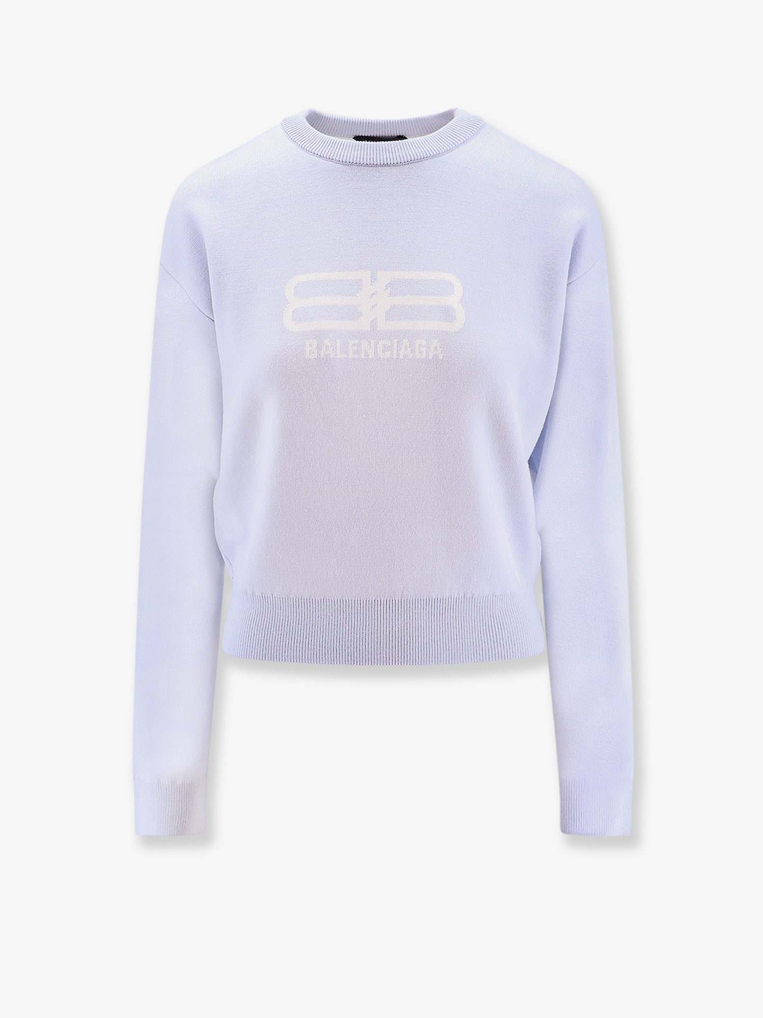 Balenciaga Women Wool And Cotton Blend Sweater BALENCIAGA