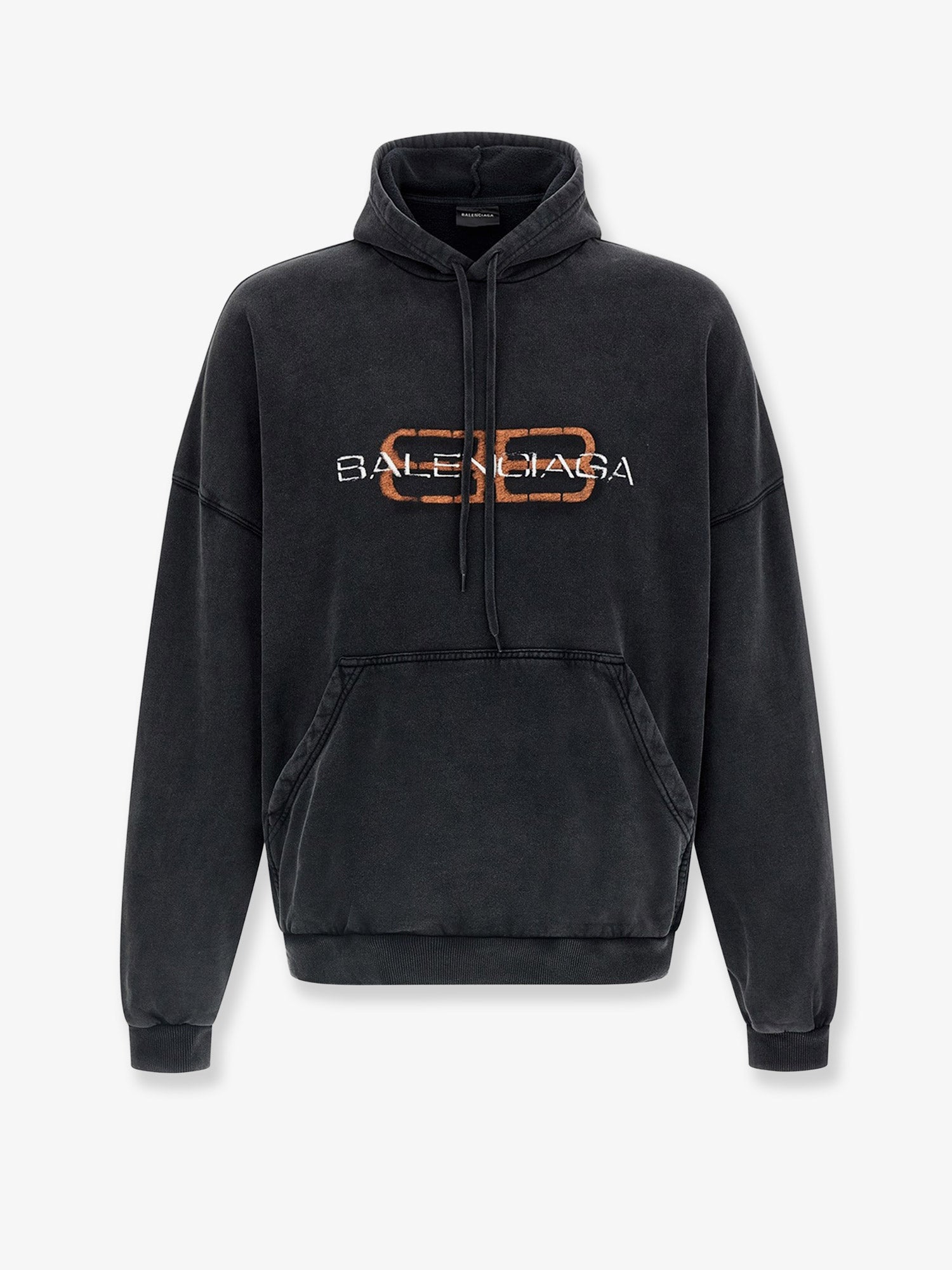 Balenciaga Men Cotton Hooded Sweatshirt BALENCIAGA