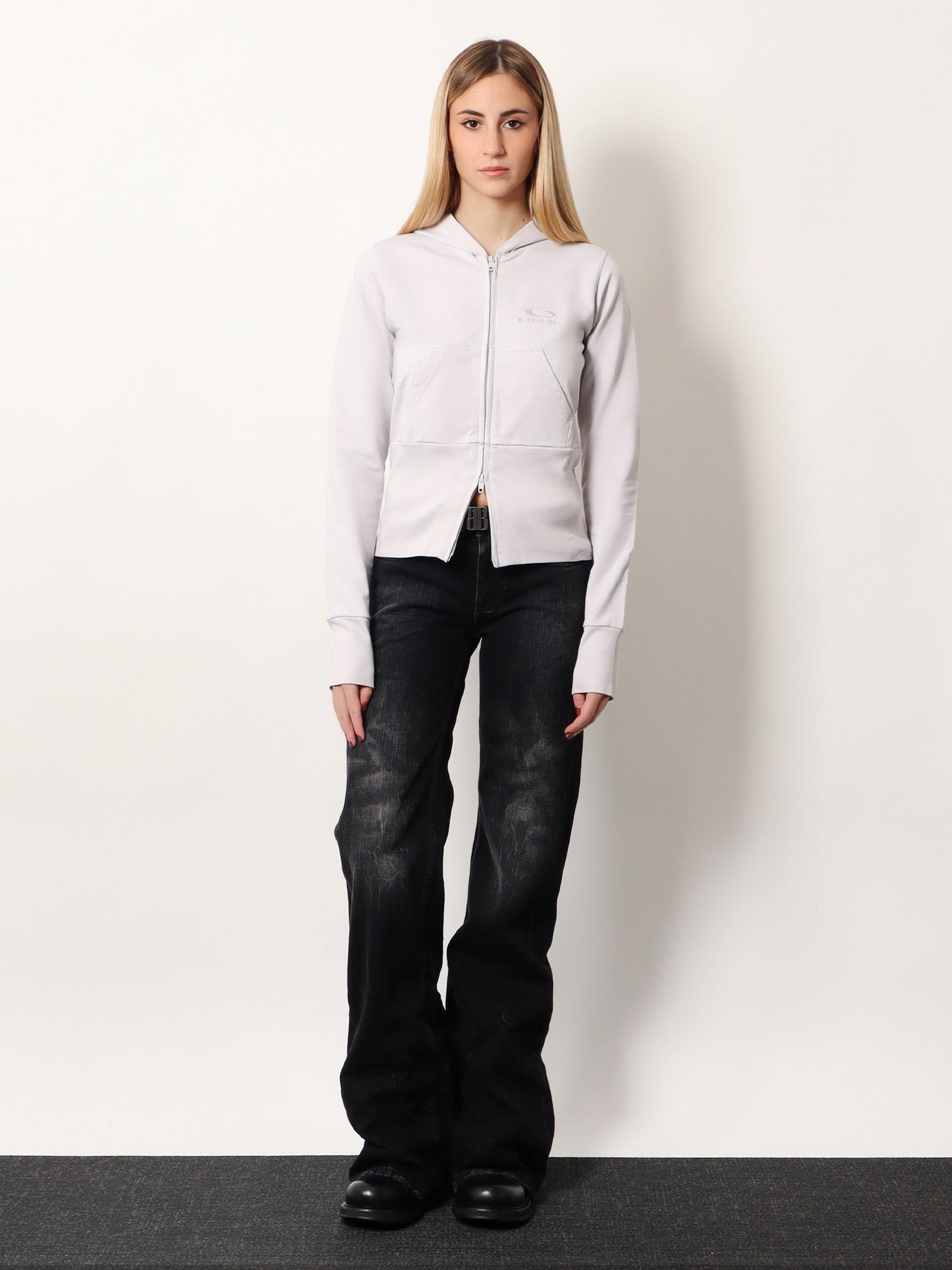 Balenciaga Women Cotton Hooded Sweatshirt BALENCIAGA