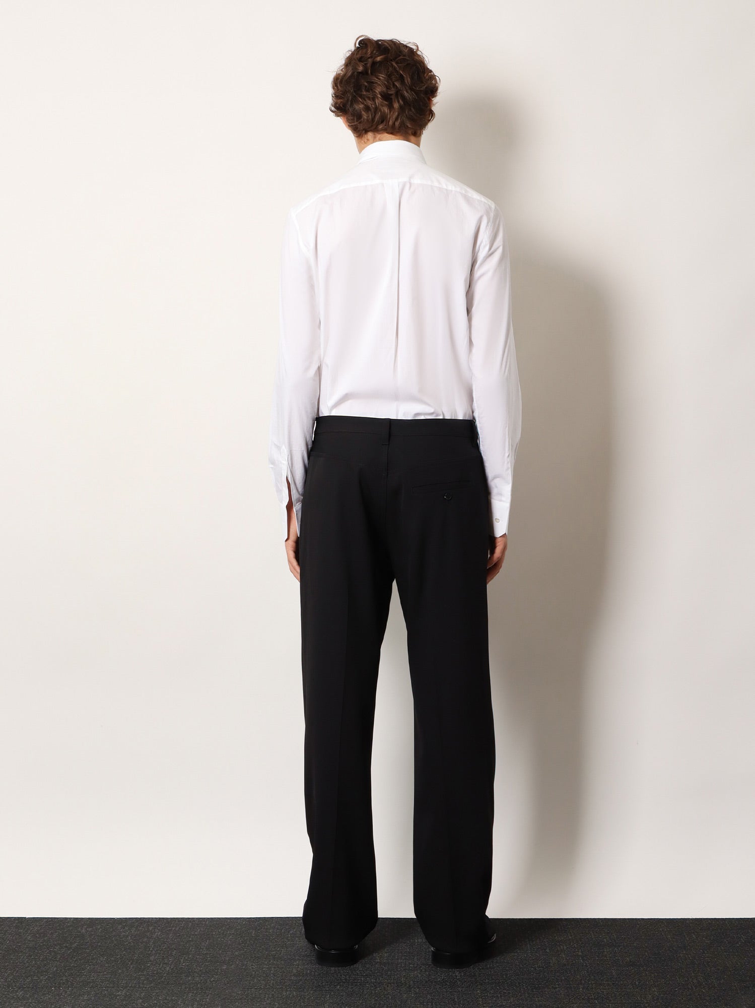 Balenciaga Men Straight Fit Cotton Trousers BALENCIAGA
