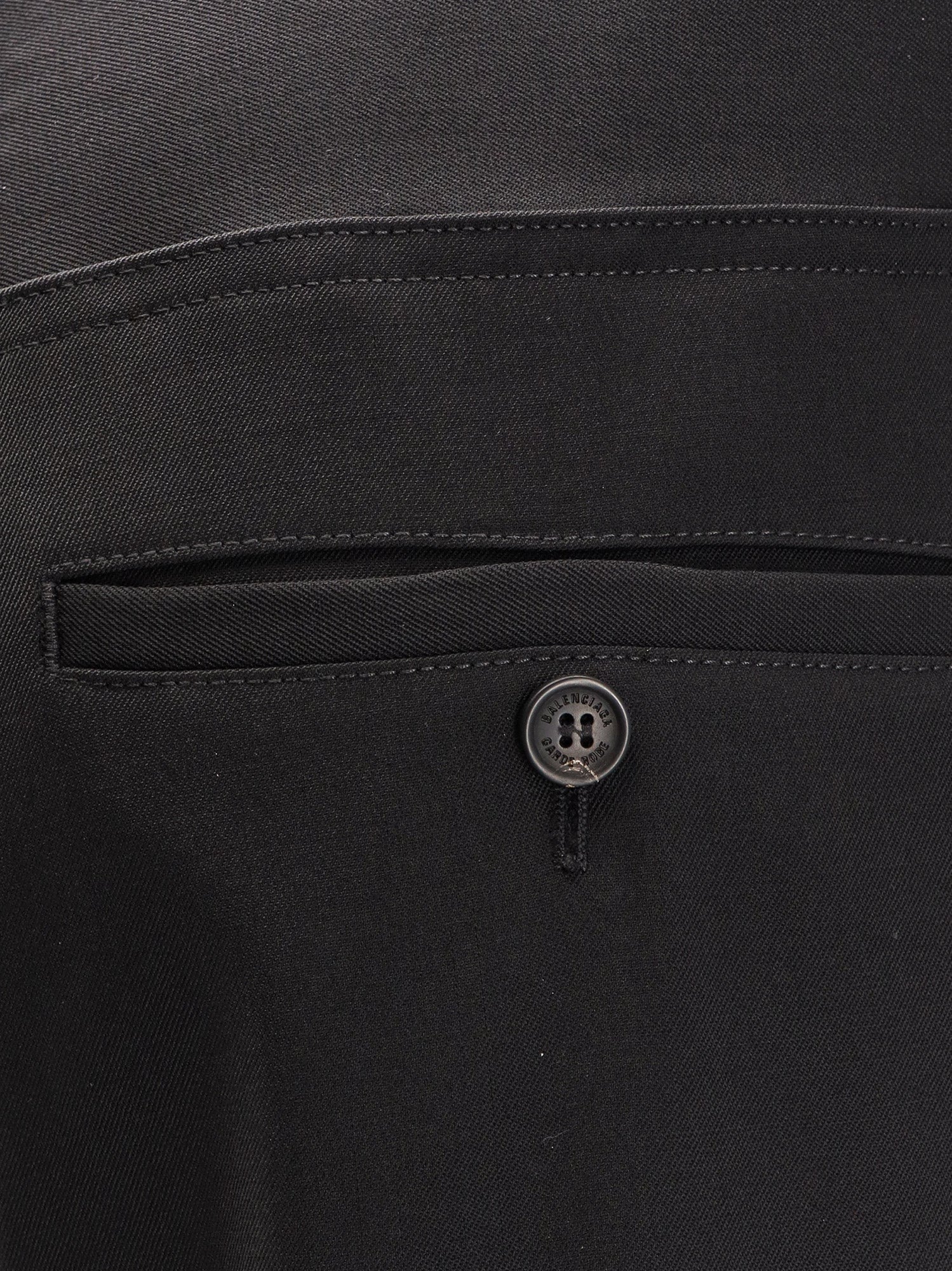 Balenciaga Men Straight Fit Cotton Trousers BALENCIAGA