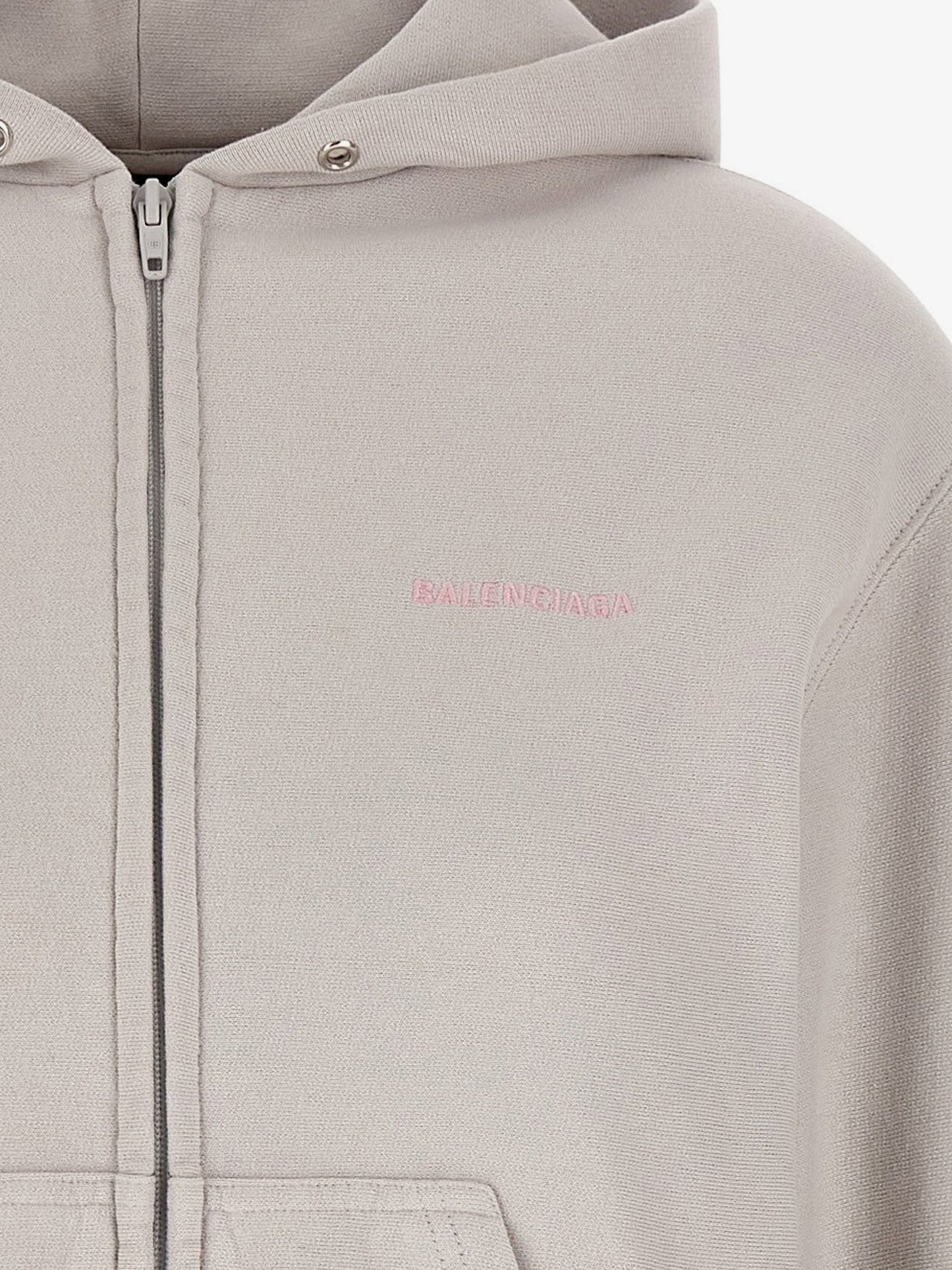 Balenciaga Women Cotton Hooded Sweatshirt BALENCIAGA