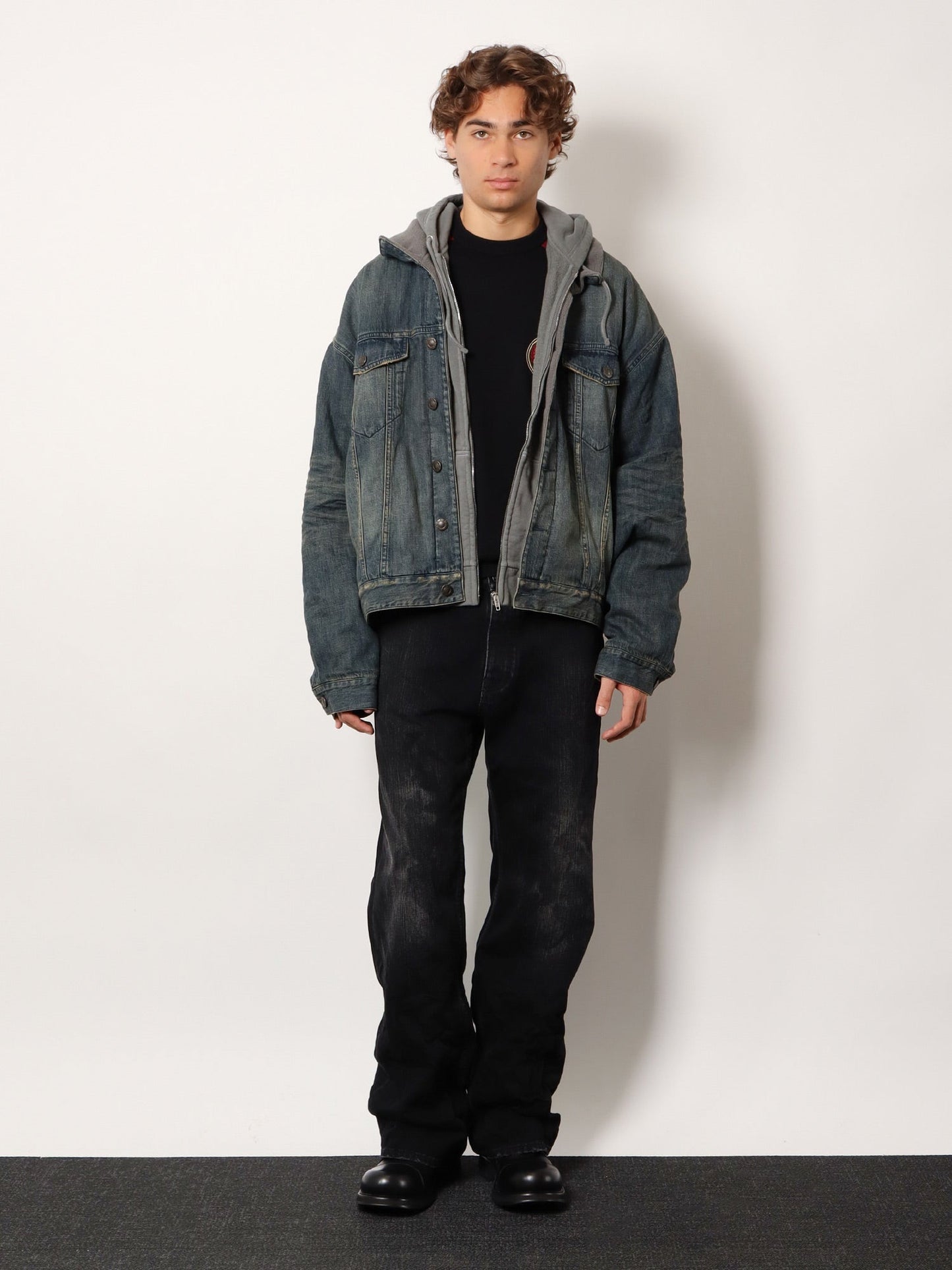 Balenciaga Men Black Denim Jeans BALENCIAGA