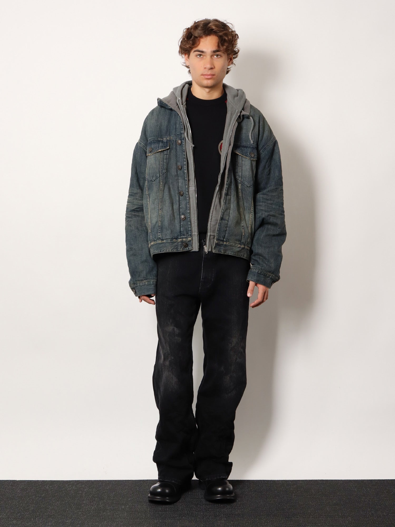 Balenciaga Men Black Denim Jeans BALENCIAGA