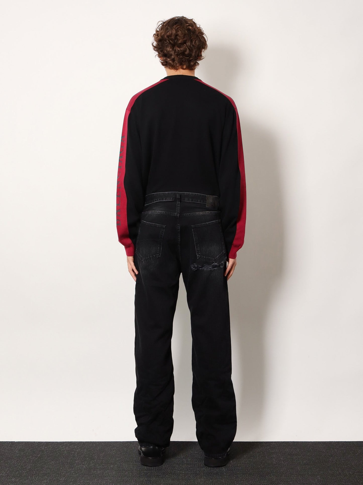 Balenciaga Men Black Denim Jeans BALENCIAGA