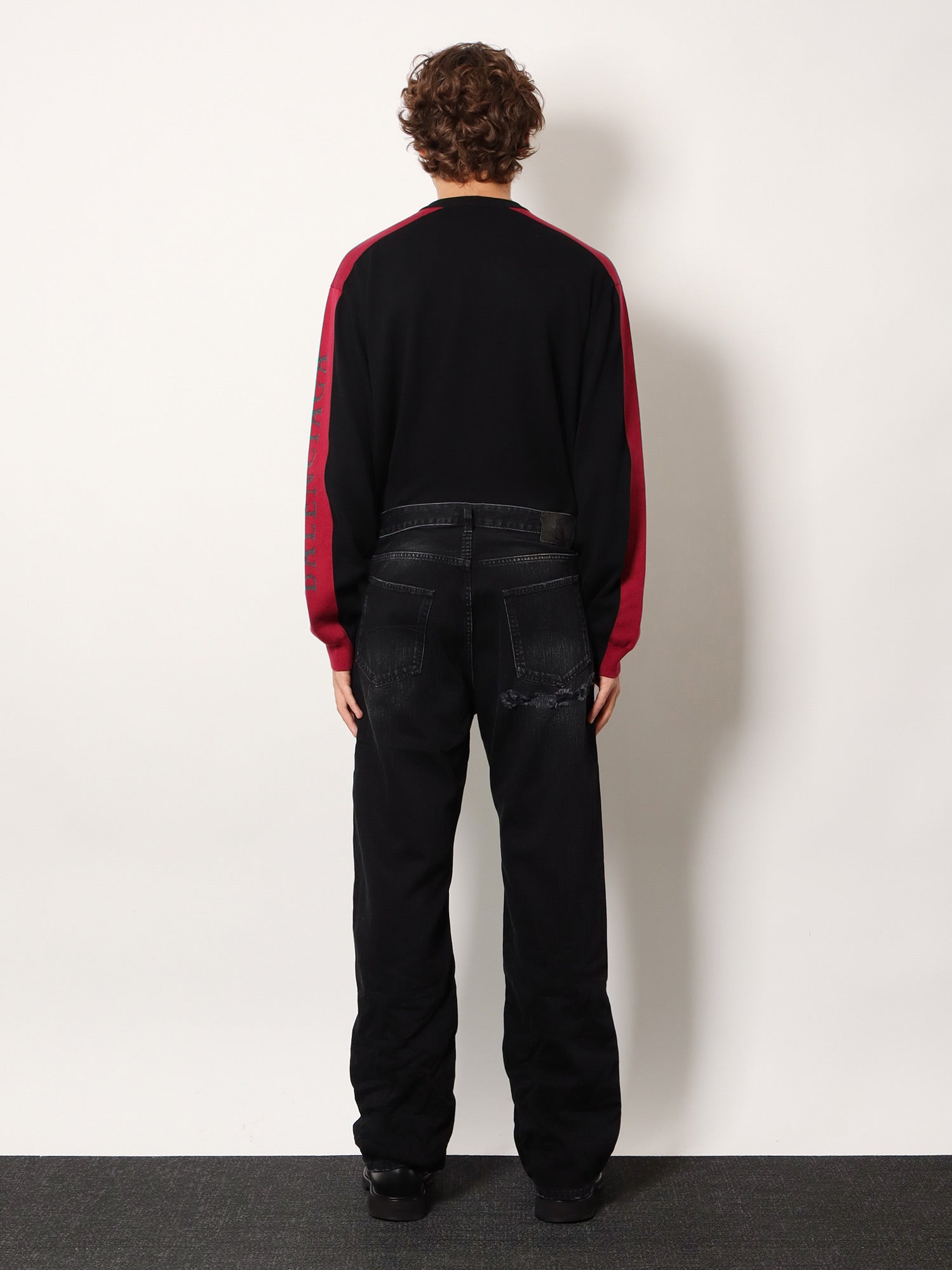 Balenciaga Men Black Denim Jeans BALENCIAGA