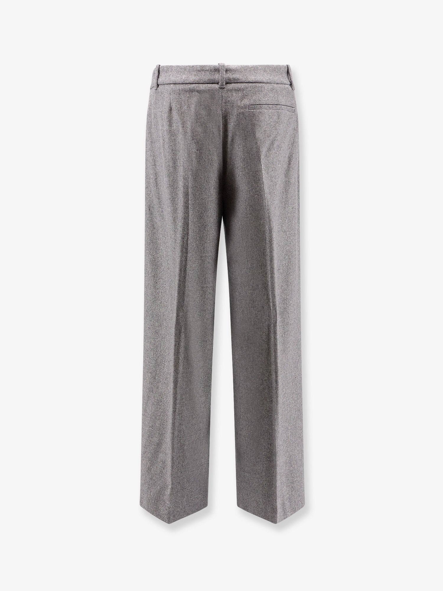Boss Women Melange Wool Blend Trousers BOSS