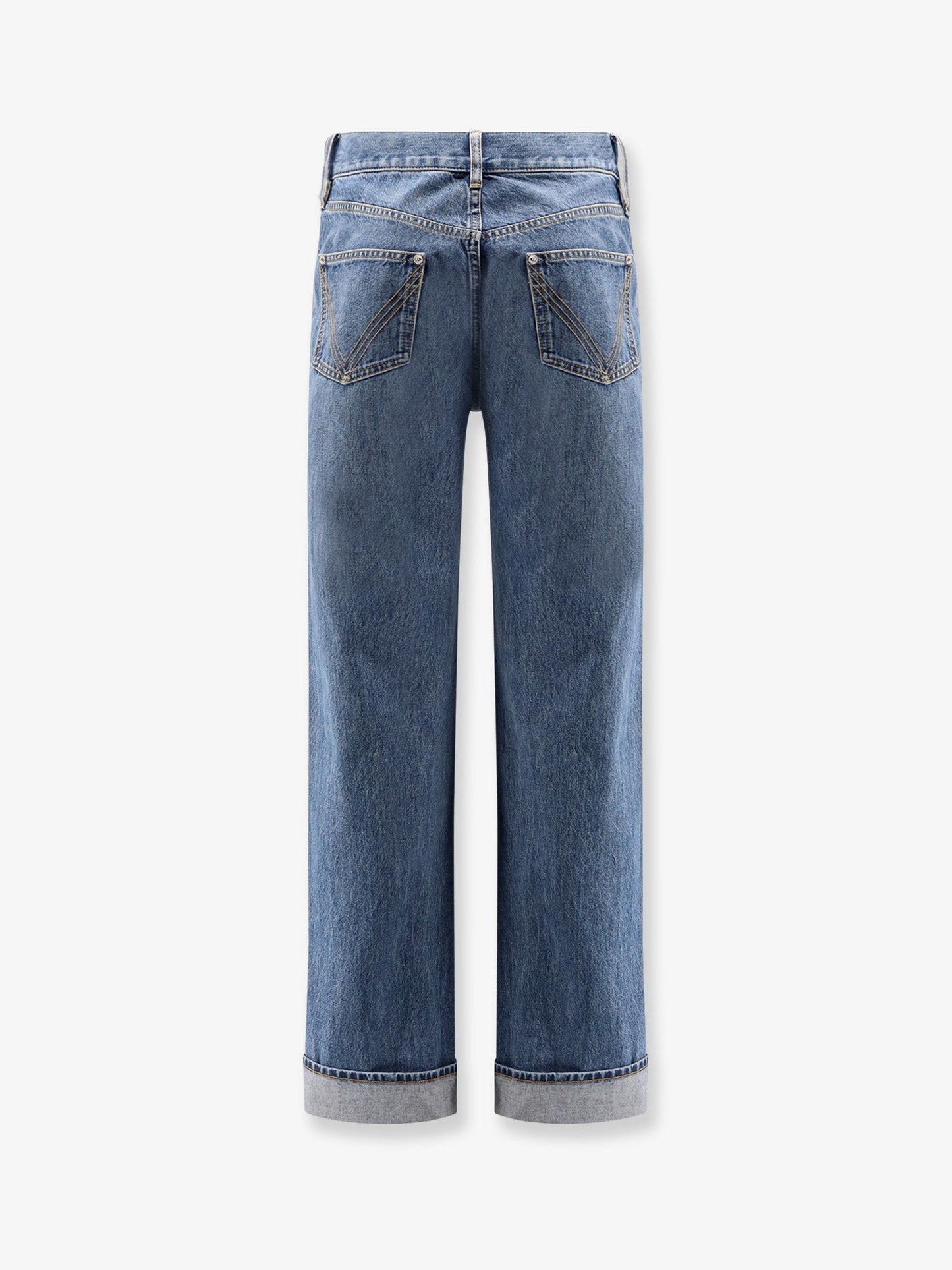 Bottega Veneta Men Wide Leg Jeans With Turn Up BOTTEGA VENETA