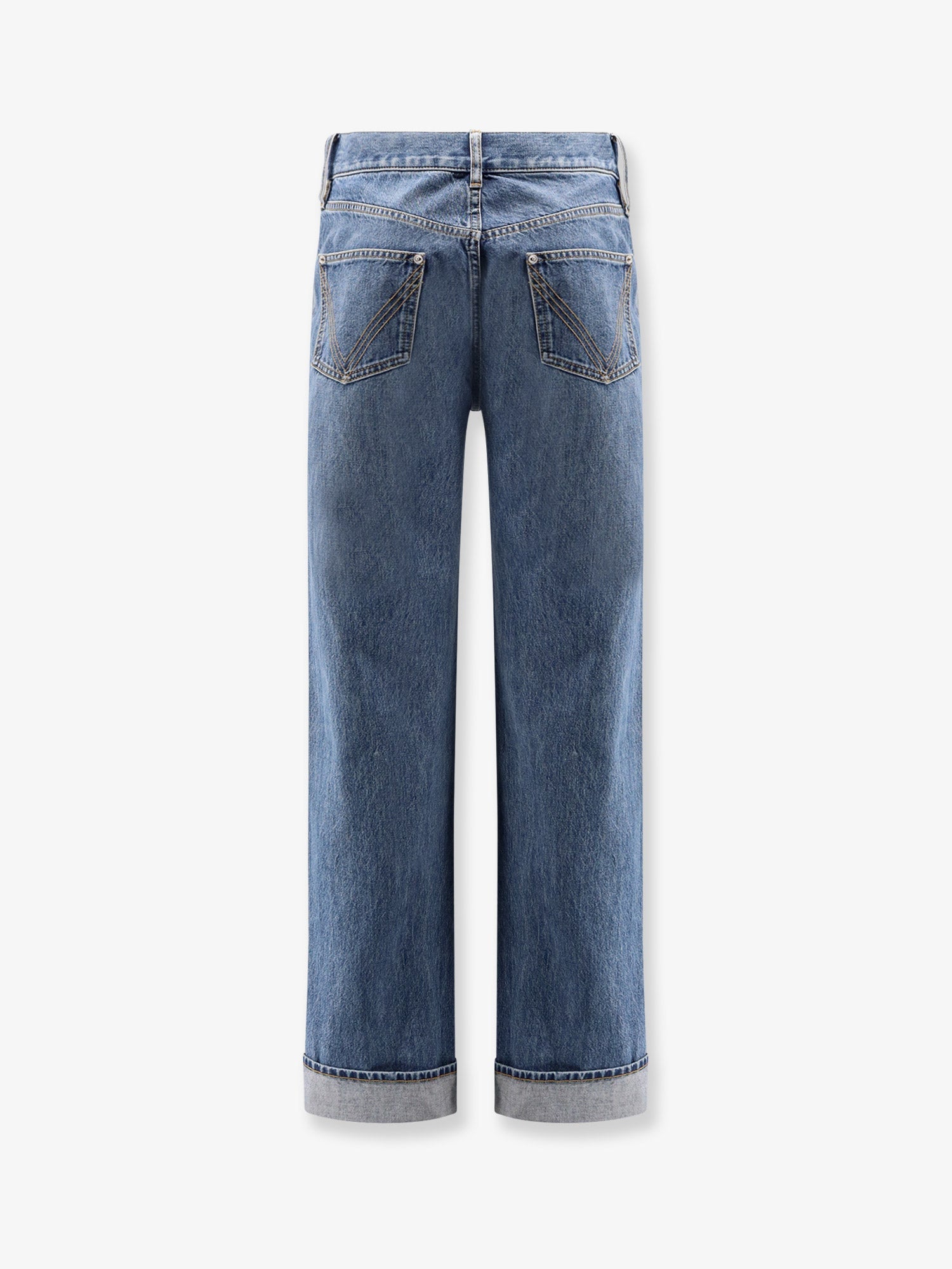 Bottega Veneta Men Wide Leg Jeans With Turn Up BOTTEGA VENETA