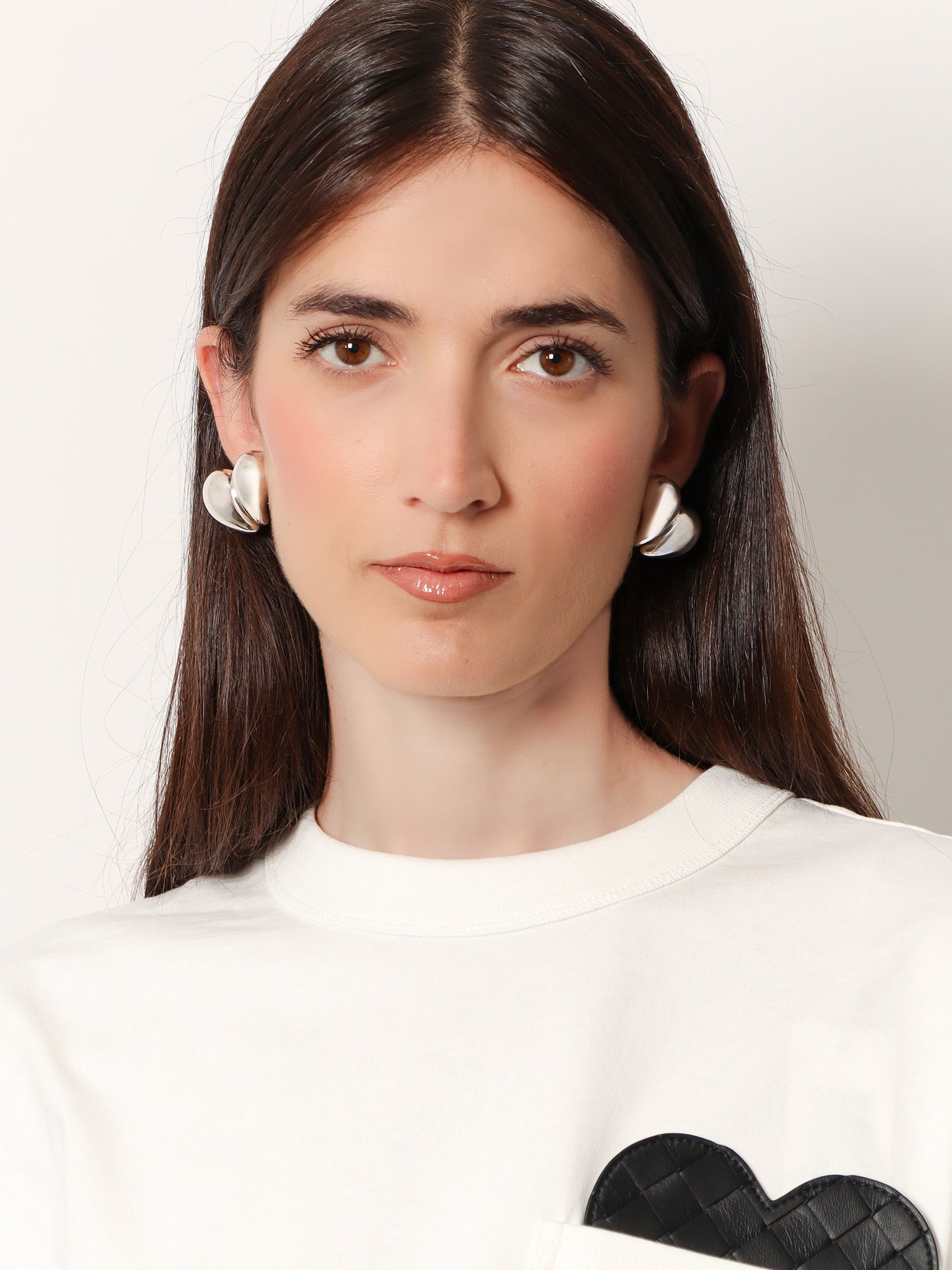 Bottega Veneta Women Silver Earrings BOTTEGA VENETA