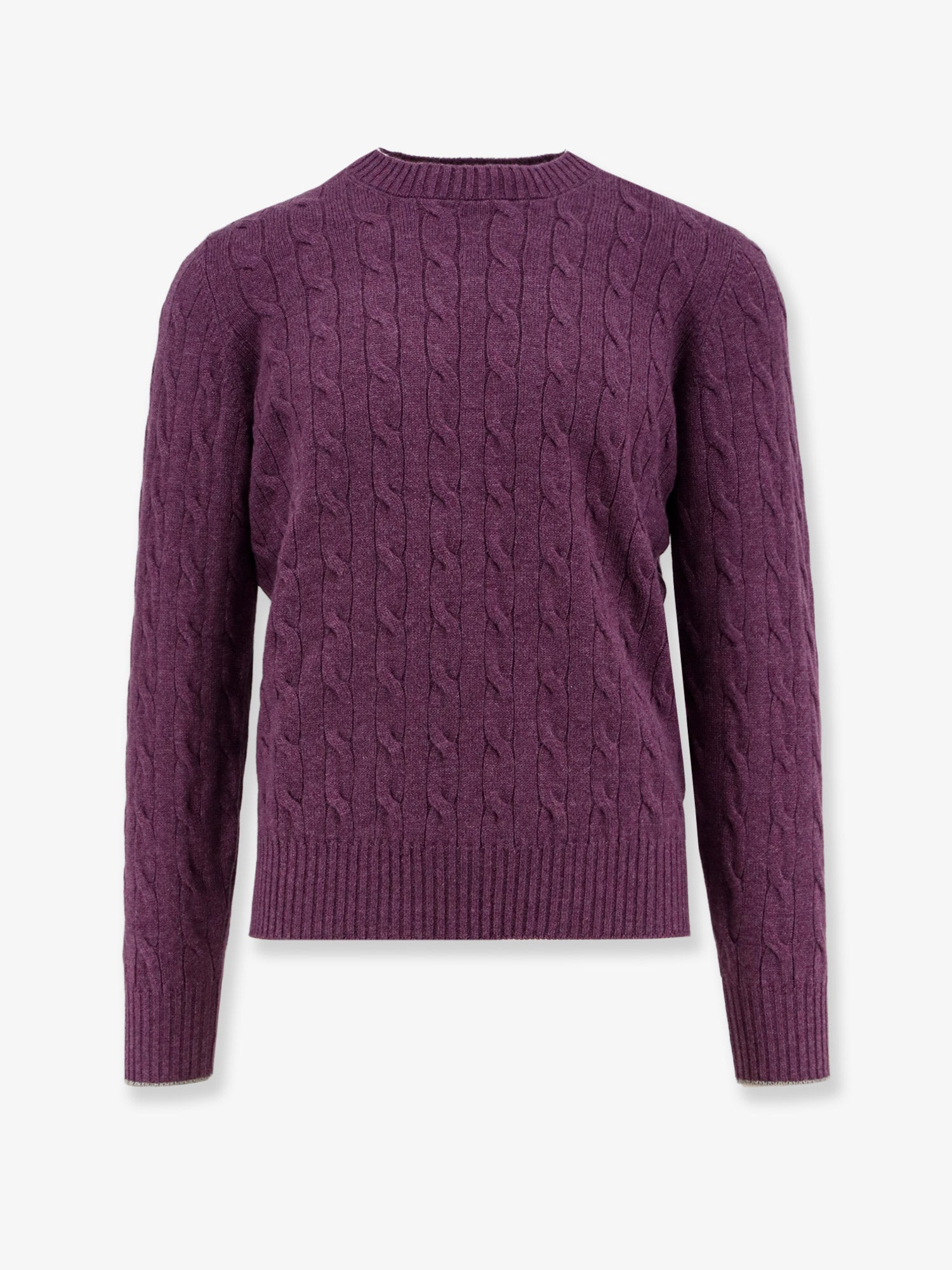 Brunello Cucinelli Men Cable Knit Cashmere Sweater BRUNELLO CUCINELLI