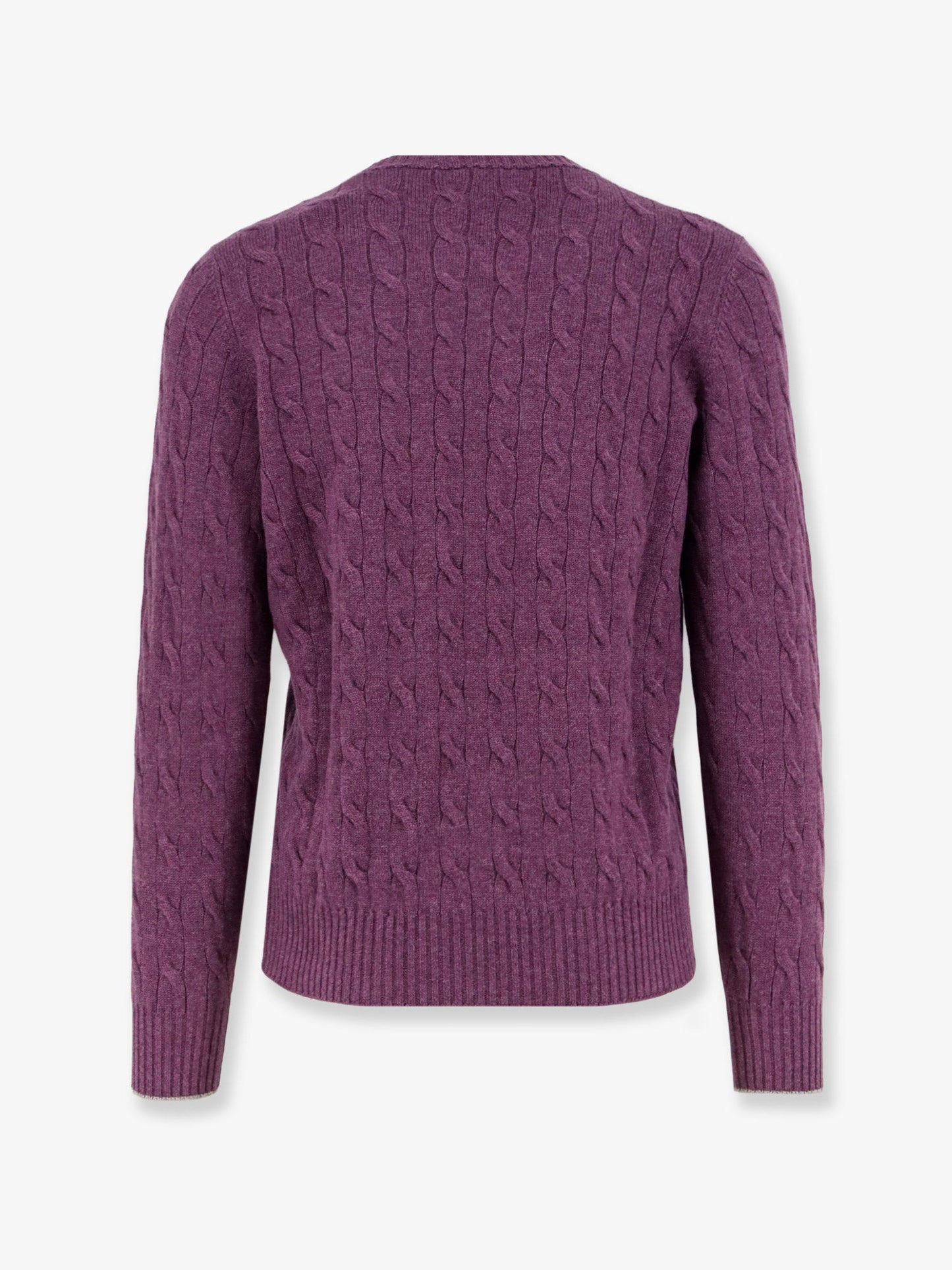 Brunello Cucinelli Men Cable Knit Cashmere Sweater BRUNELLO CUCINELLI
