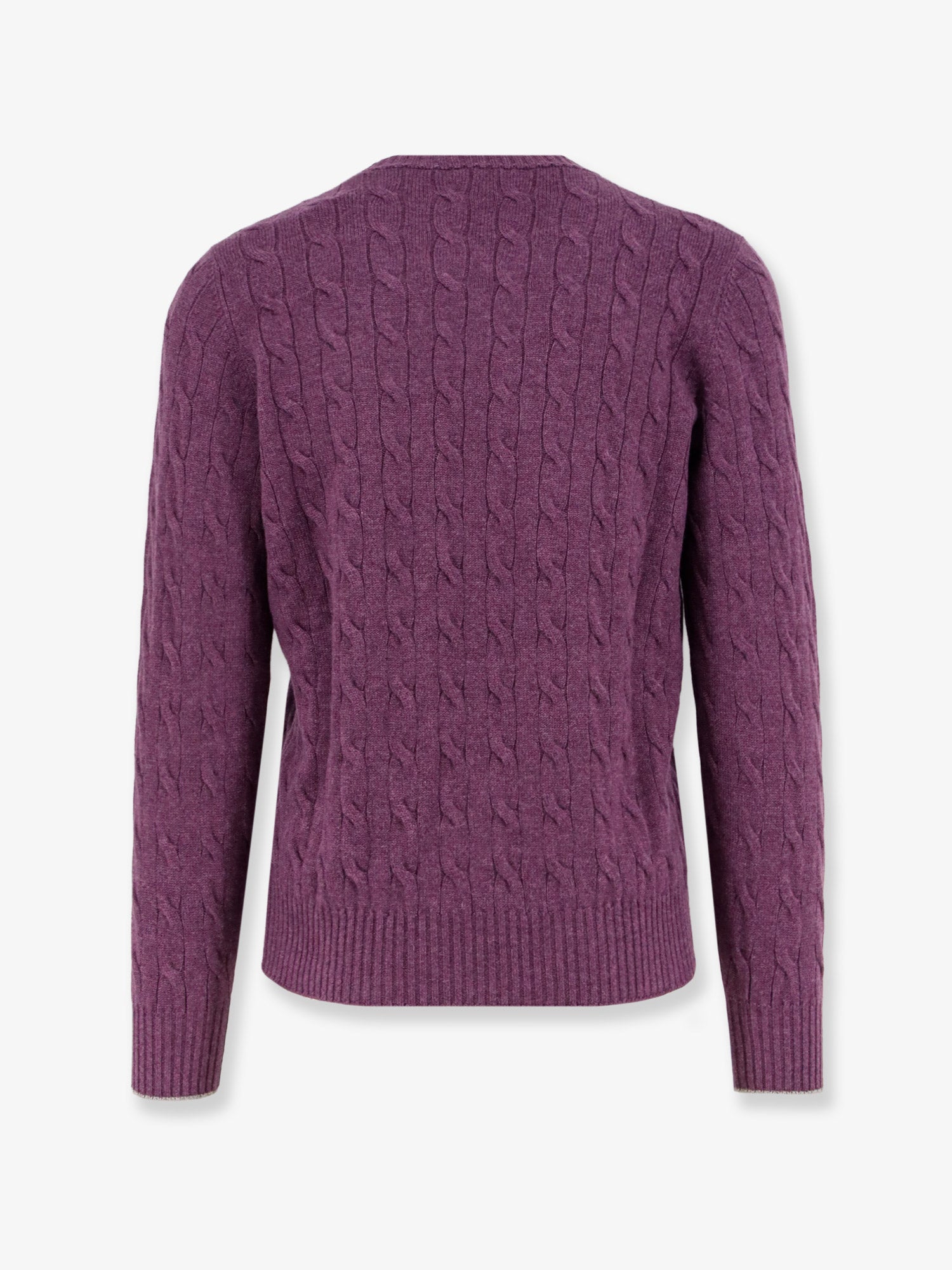 Brunello Cucinelli Men Cable Knit Cashmere Sweater BRUNELLO CUCINELLI