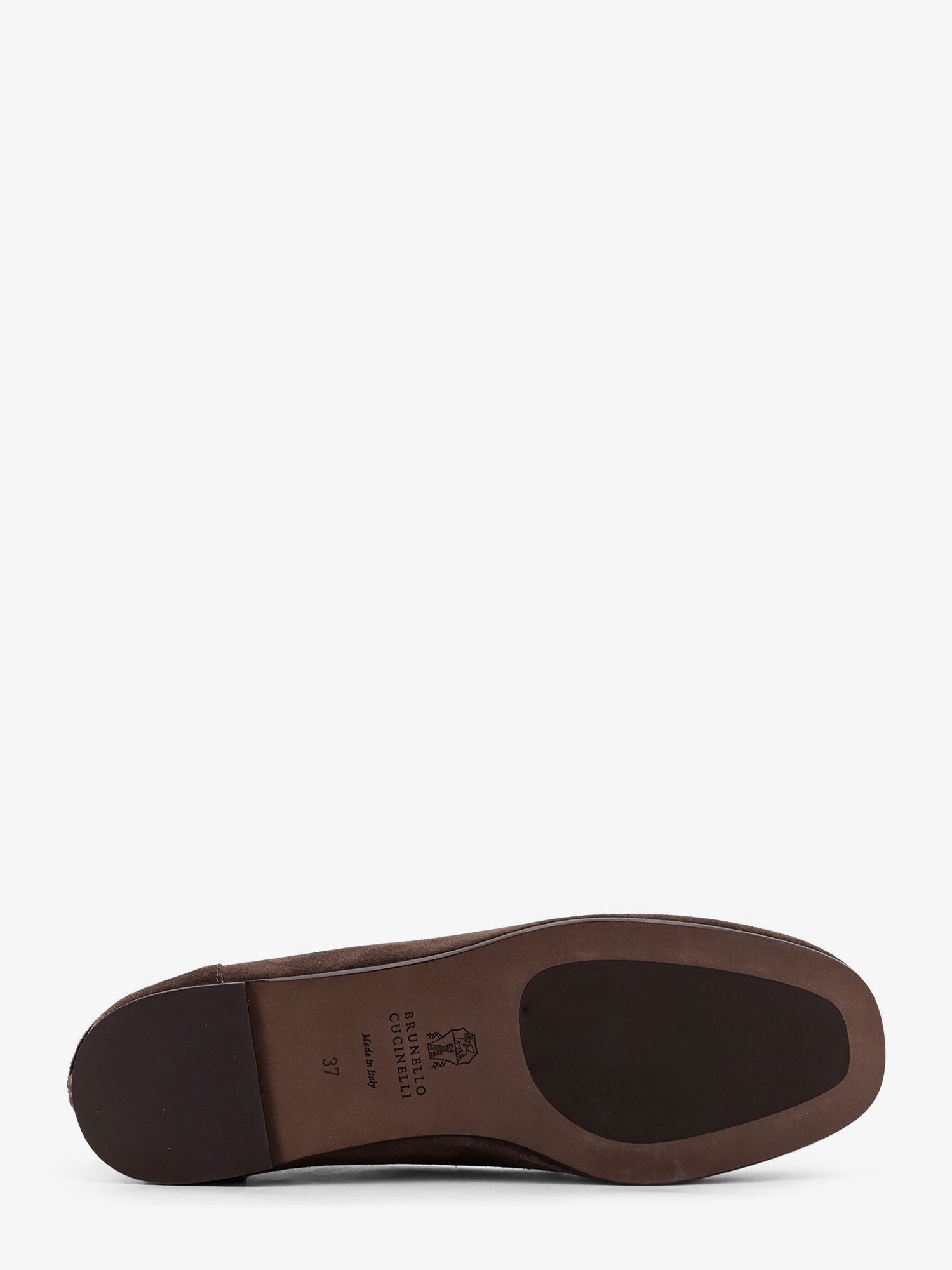 Brunello Cucinelli Women Suede Loafers With Monili Detail BRUNELLO CUCINELLI