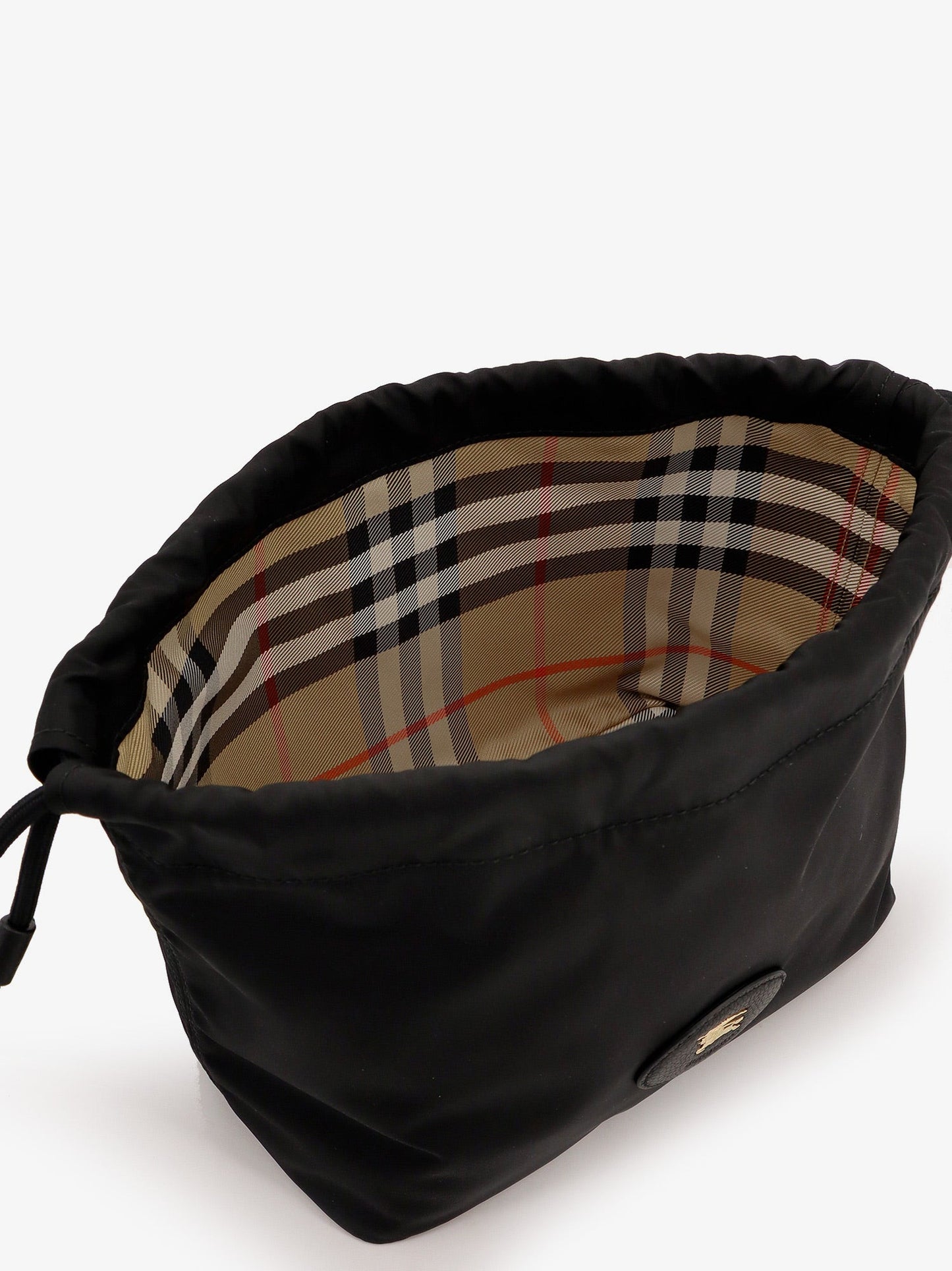 Burberry Women Horseshoe Drawstring Clutch Bag BURBERRY