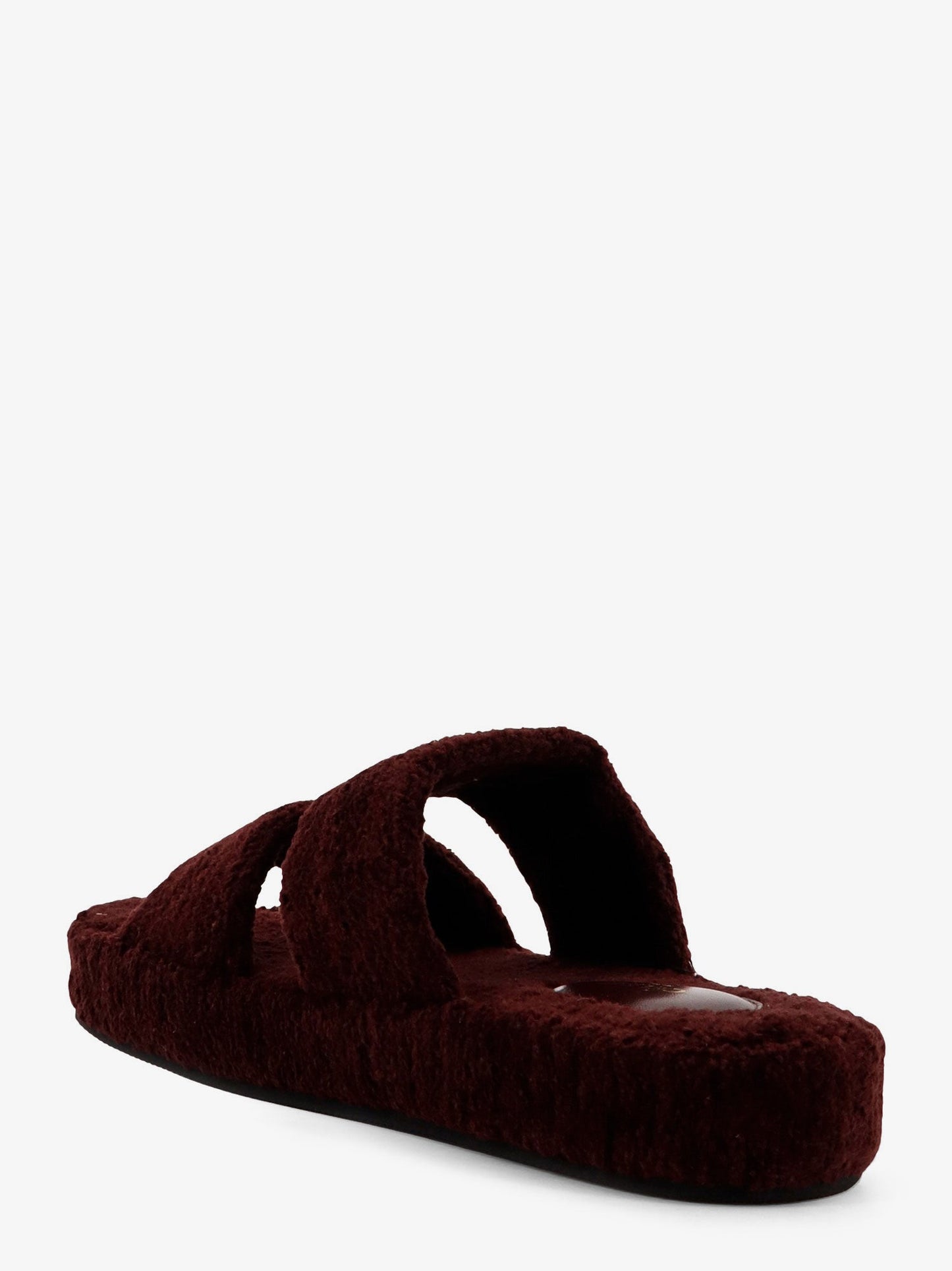 Celine Women Triomphe Fur Shearling Slides CELINE